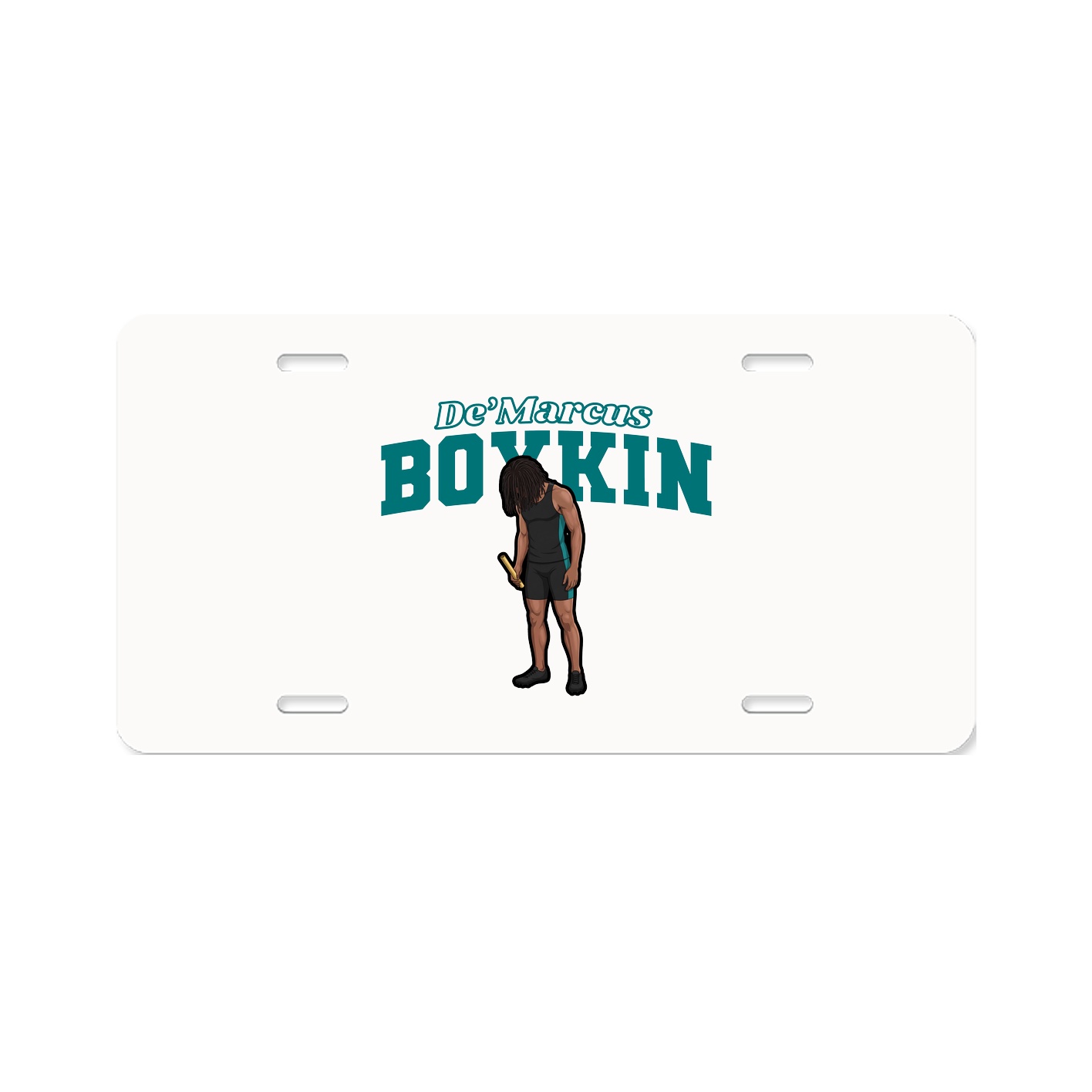 License Plate — Name Arch in Classic