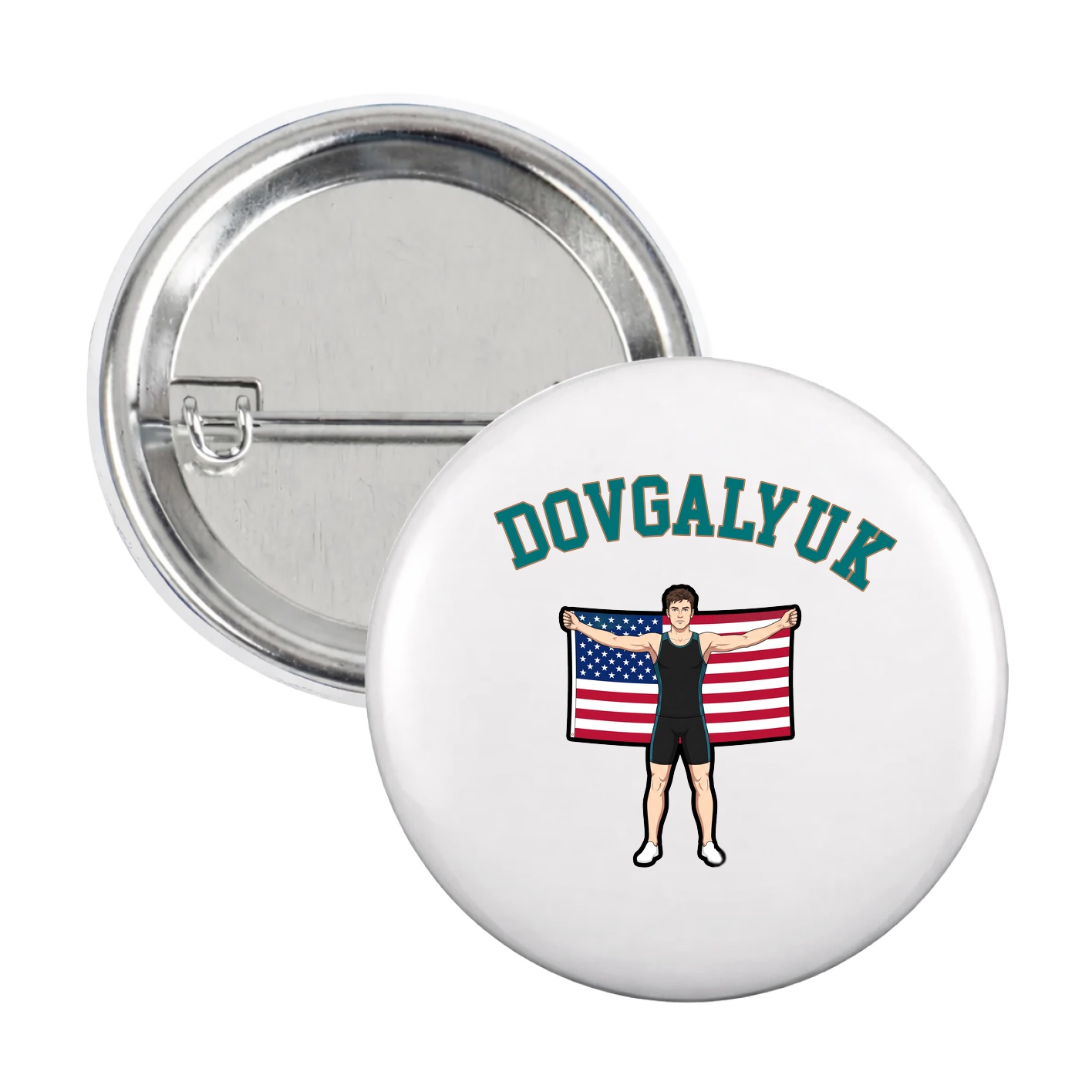 Game Day Button — Shirsey Arch in White