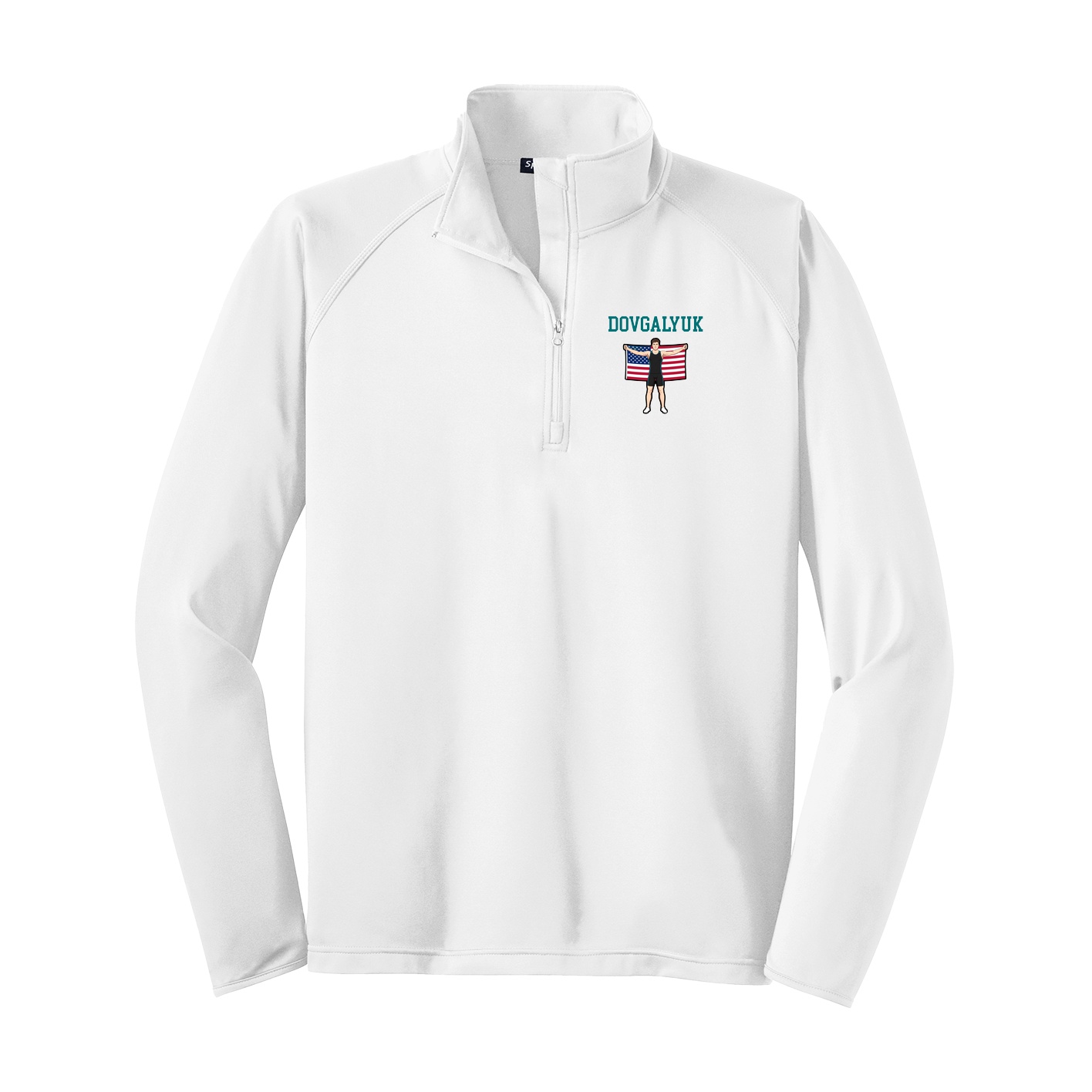 Q-Zip Pullover — Shirsey in White