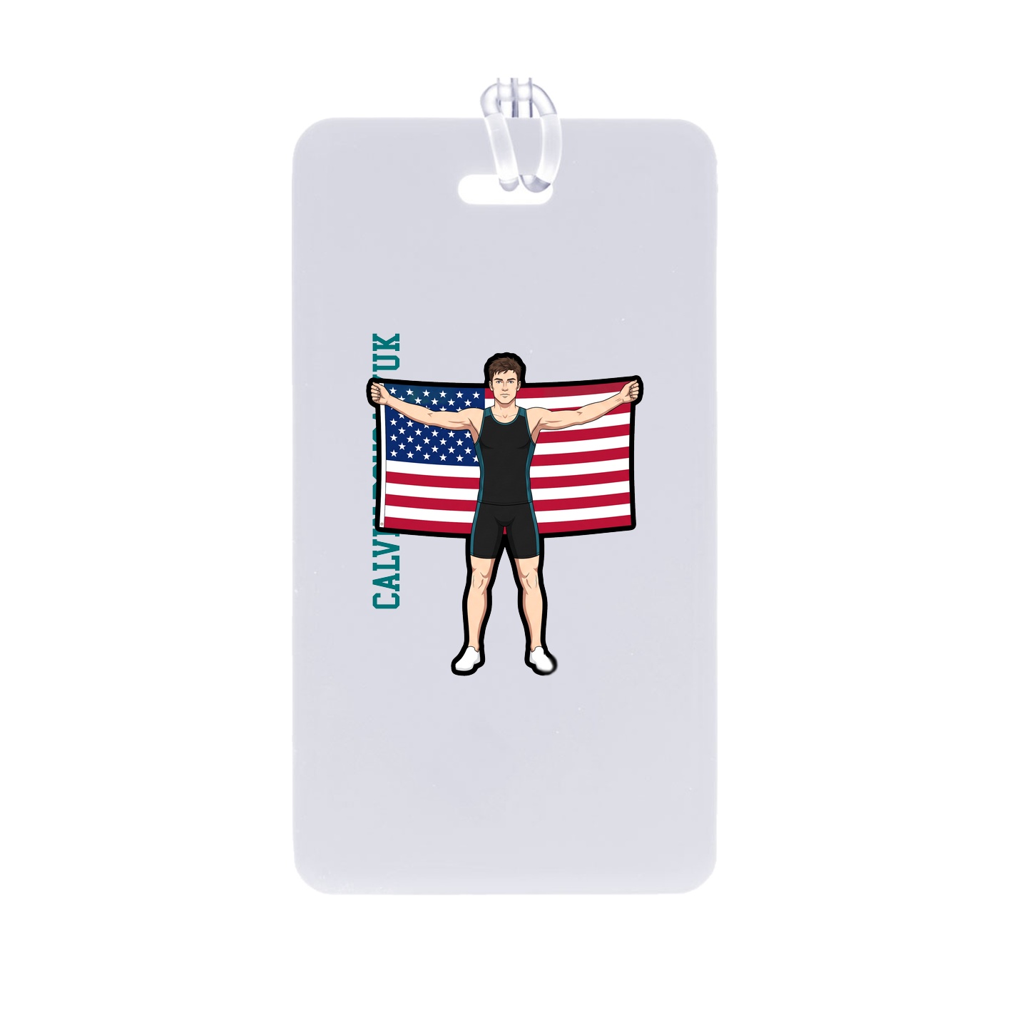 Bag Tag — Name Vertical in Classic