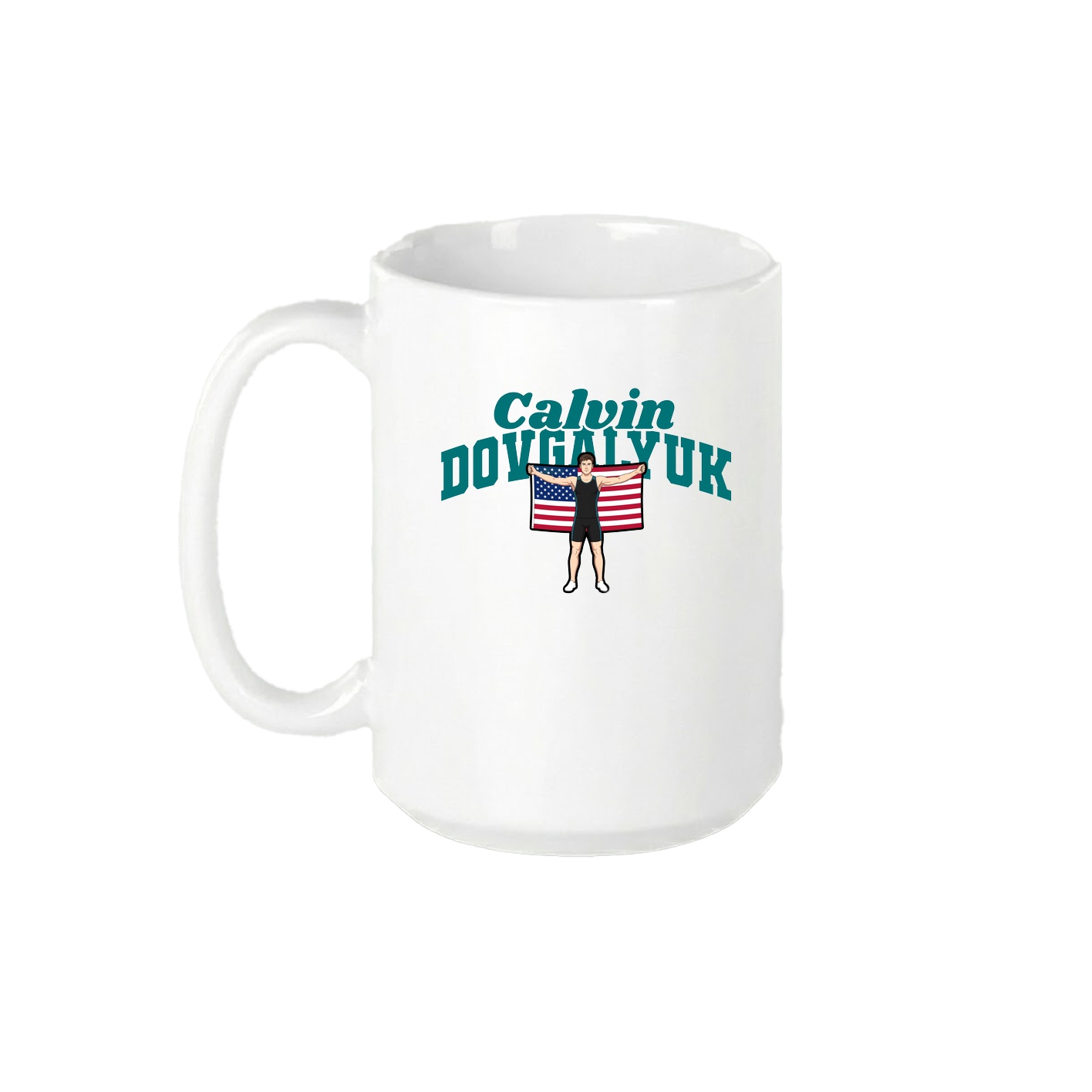 15oz Coffee Mug — Signature Arch in White