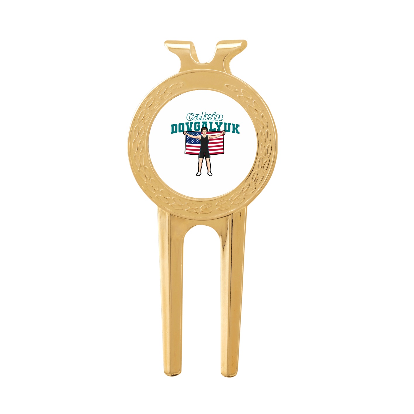 Divot Tool with Ball Marker — Name Arch in Classic