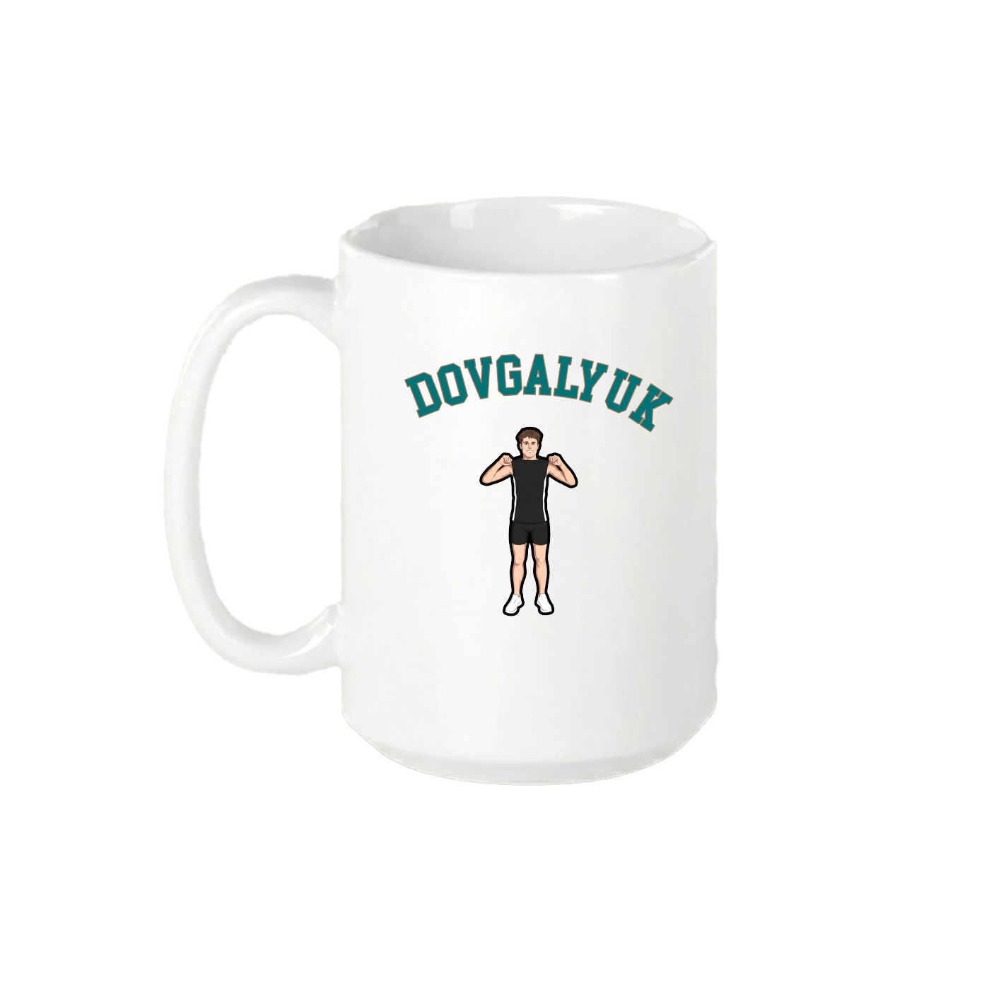 15oz Coffee Mug — Shirsey Arch in White