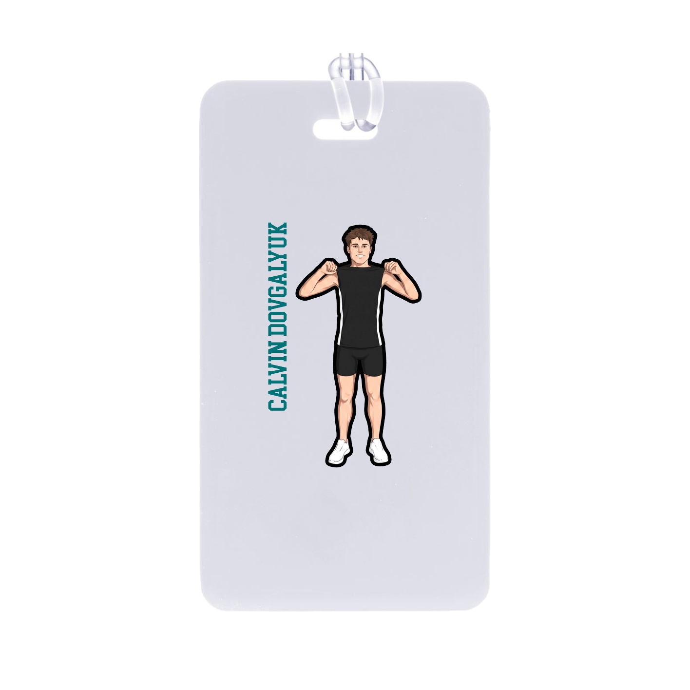 Bag Tag — Name Vertical in Classic
