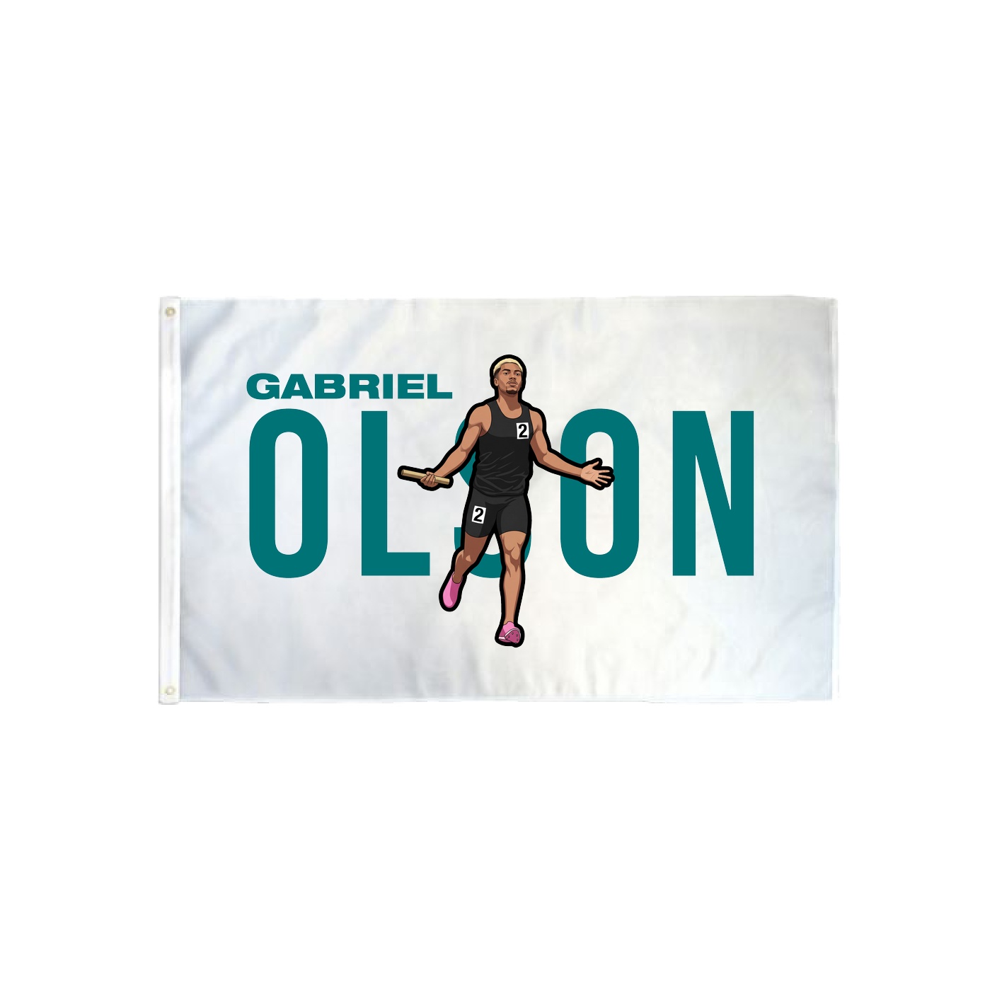 3x5 Flag — Player Name in Classic