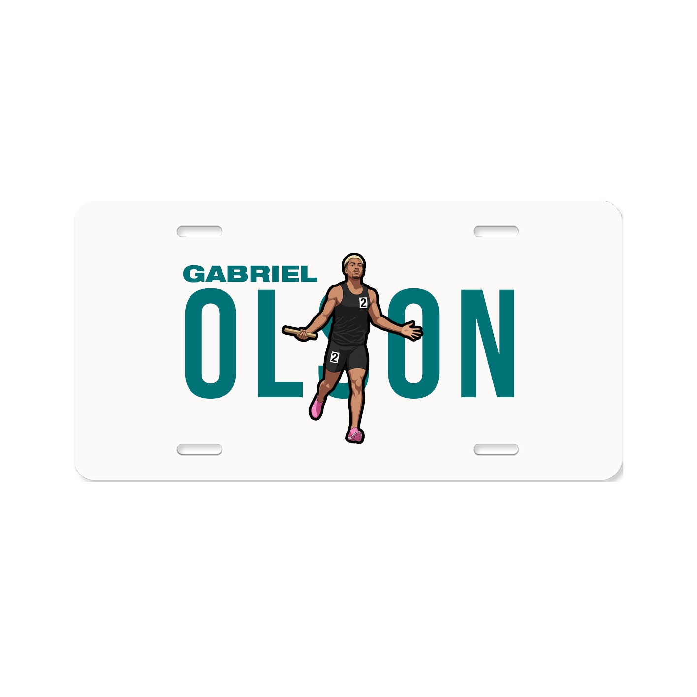 License Plate — Player Name in Classic