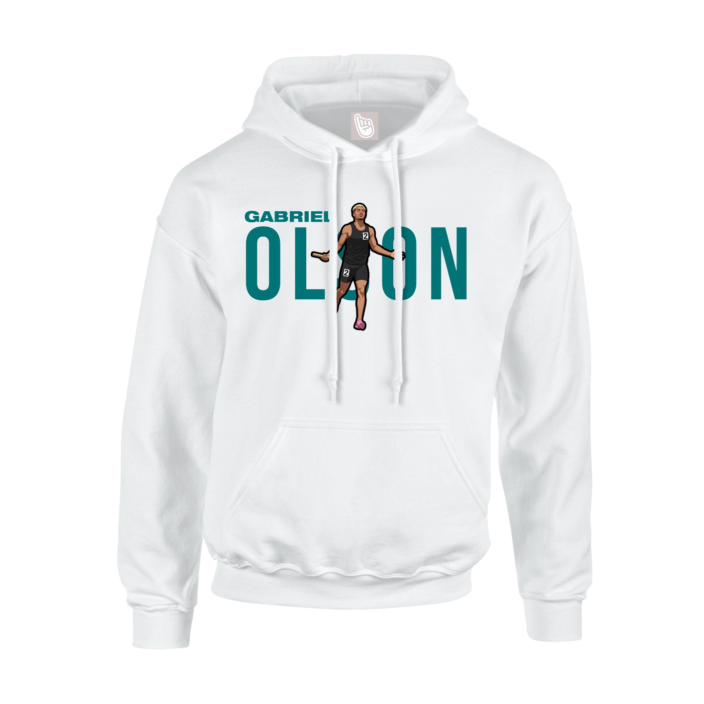 Hoodie — Player Name in White