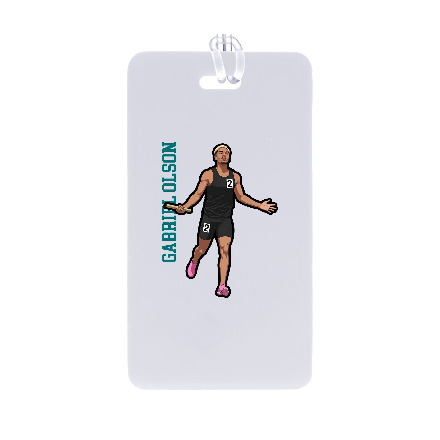 Bag Tag — Name Vertical in Classic
