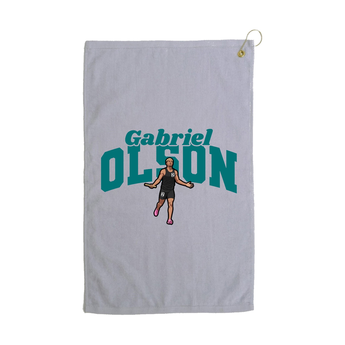 Golf Towel — Signature Arch in Grey