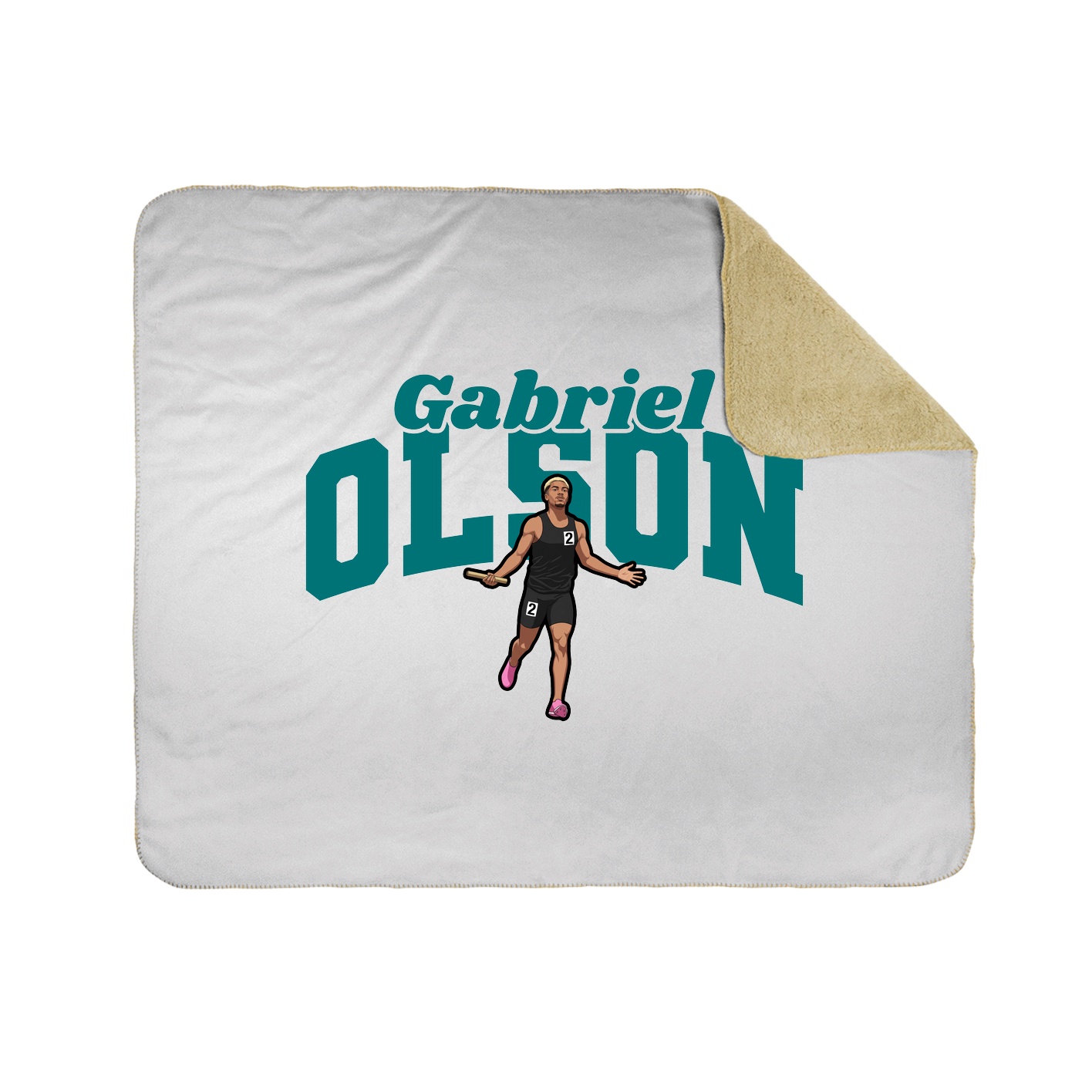 Throw Blanket — Signature Arch in White