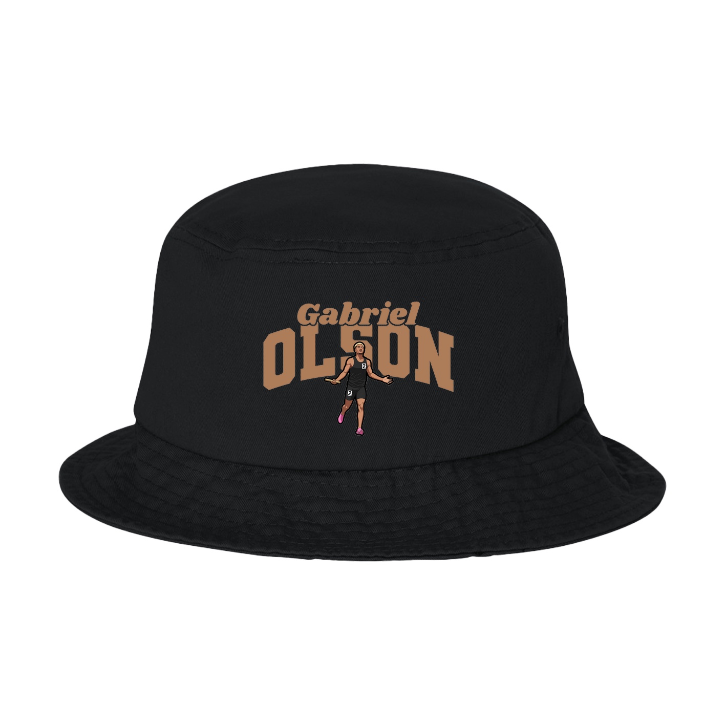 Bucket Cap — Signature Arch in Black