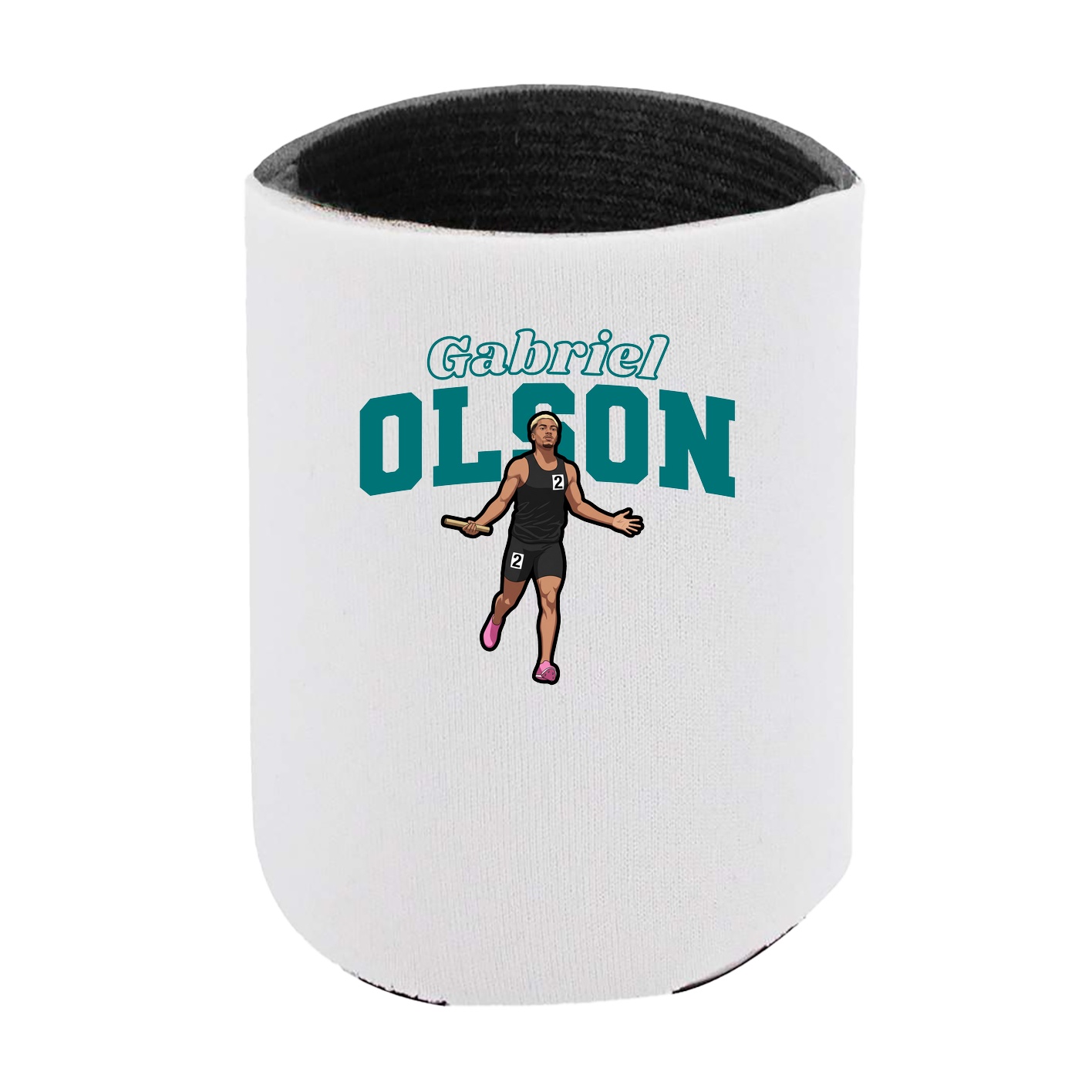 Can Holder — Name Arch in White