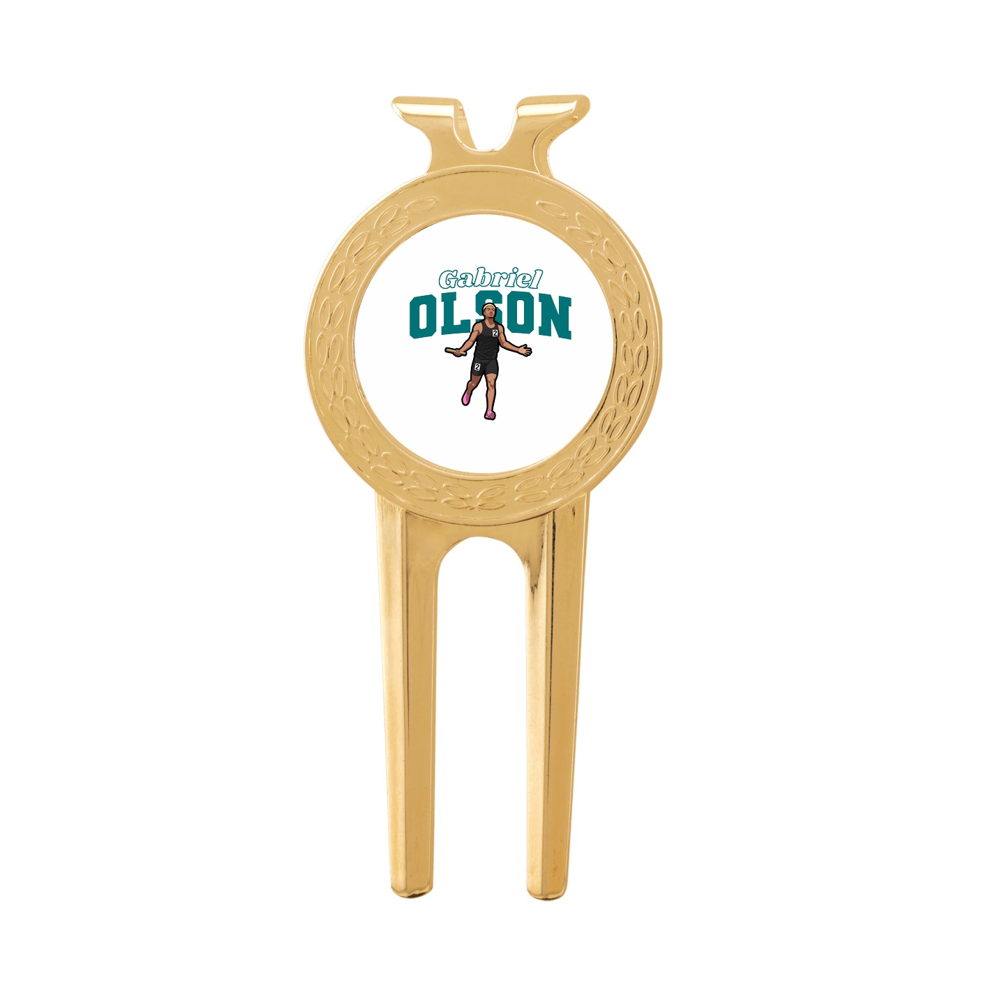 Divot Tool with Ball Marker — Name Arch in Classic