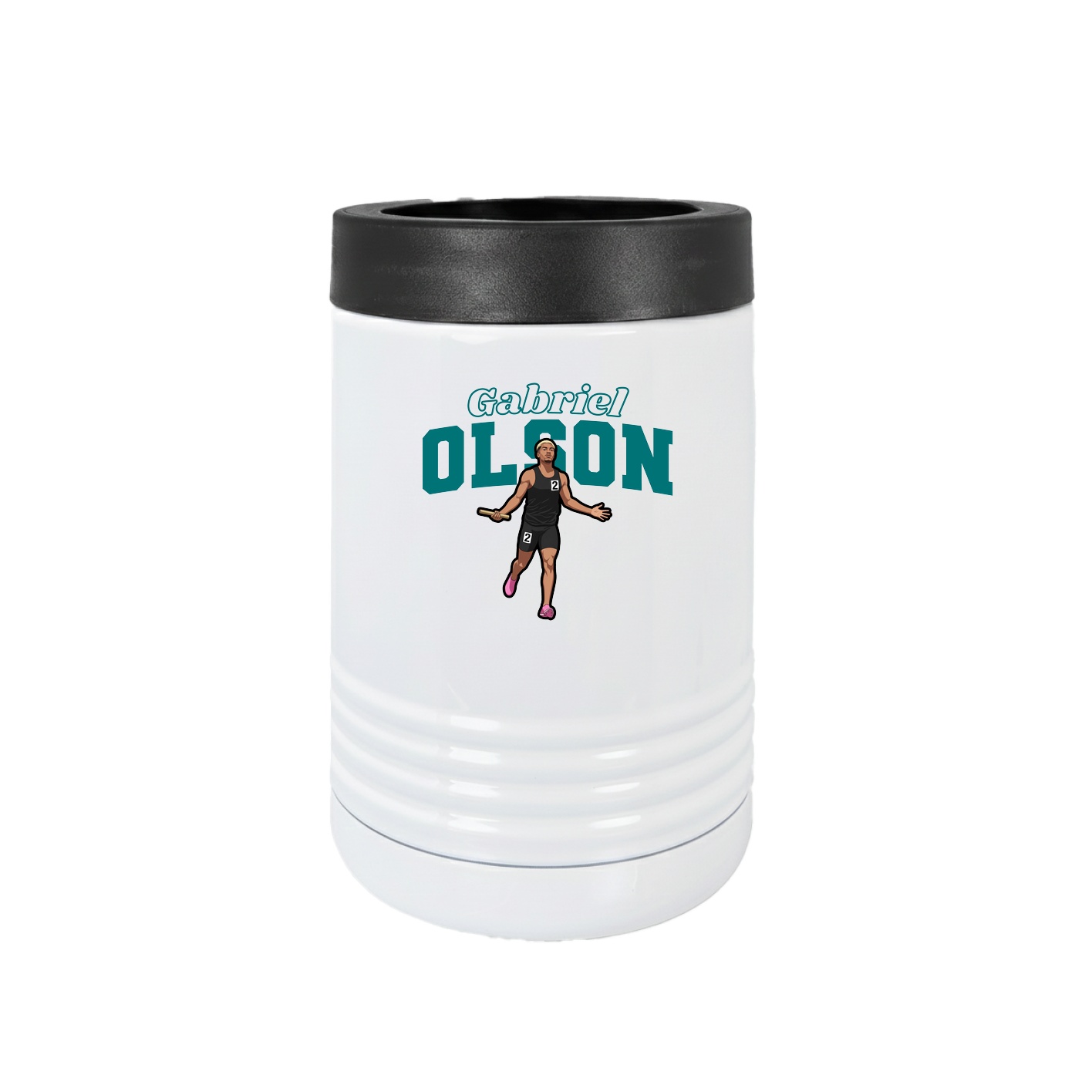 Beverage Holder — Name Arch in White
