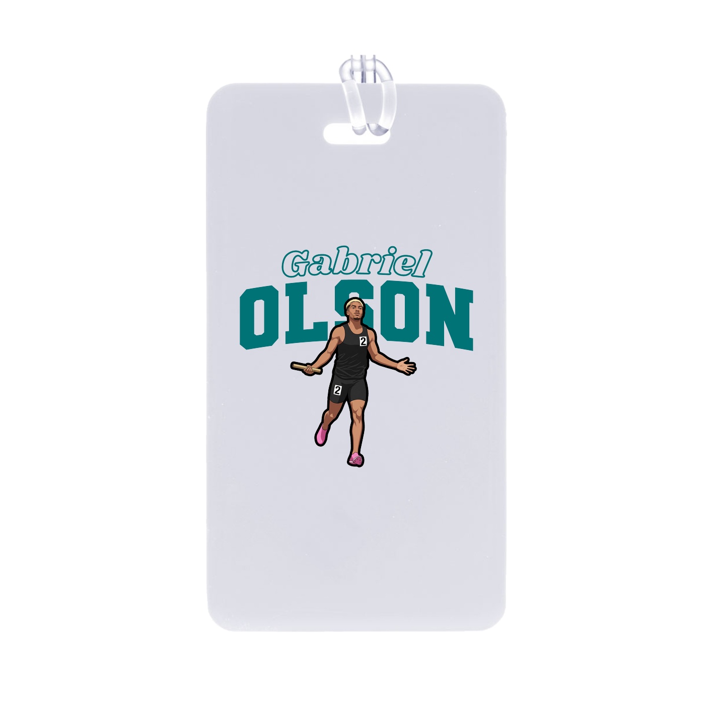 Bag Tag — Name Arch in Classic