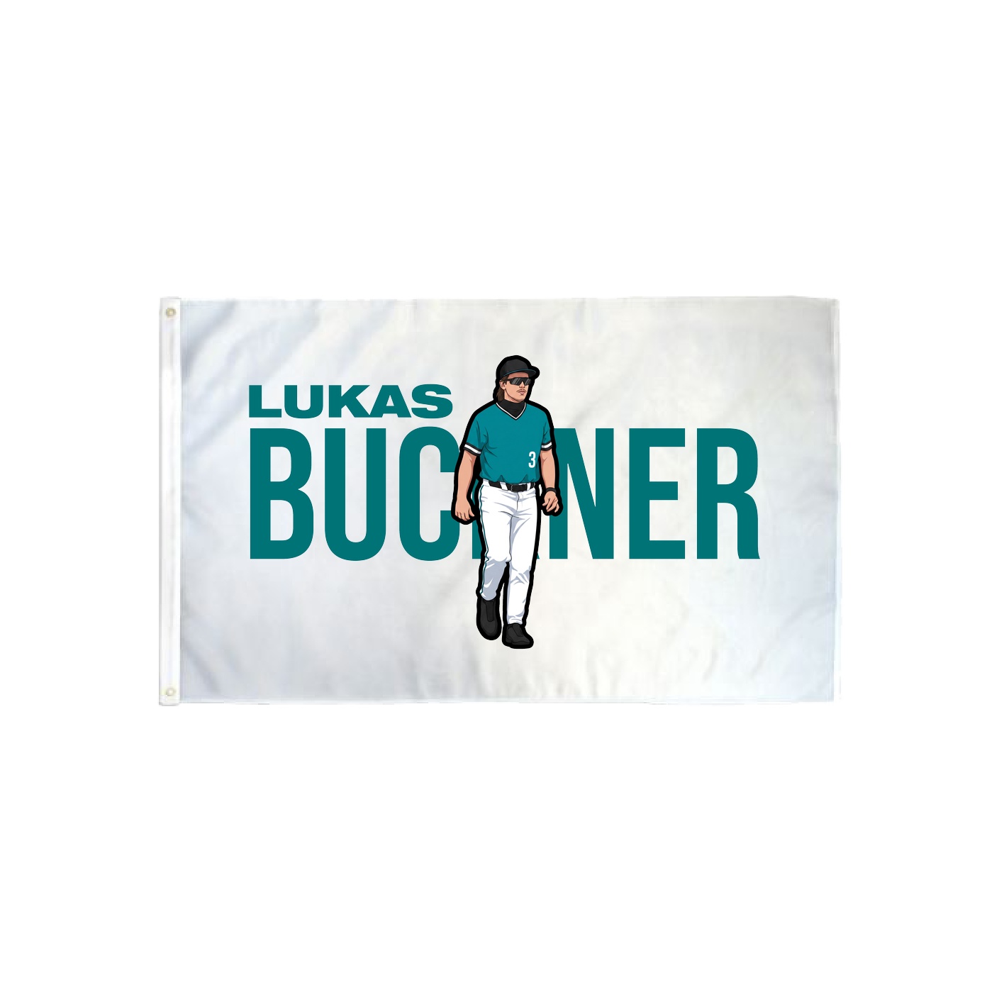 3x5 Flag — Player Name in Classic