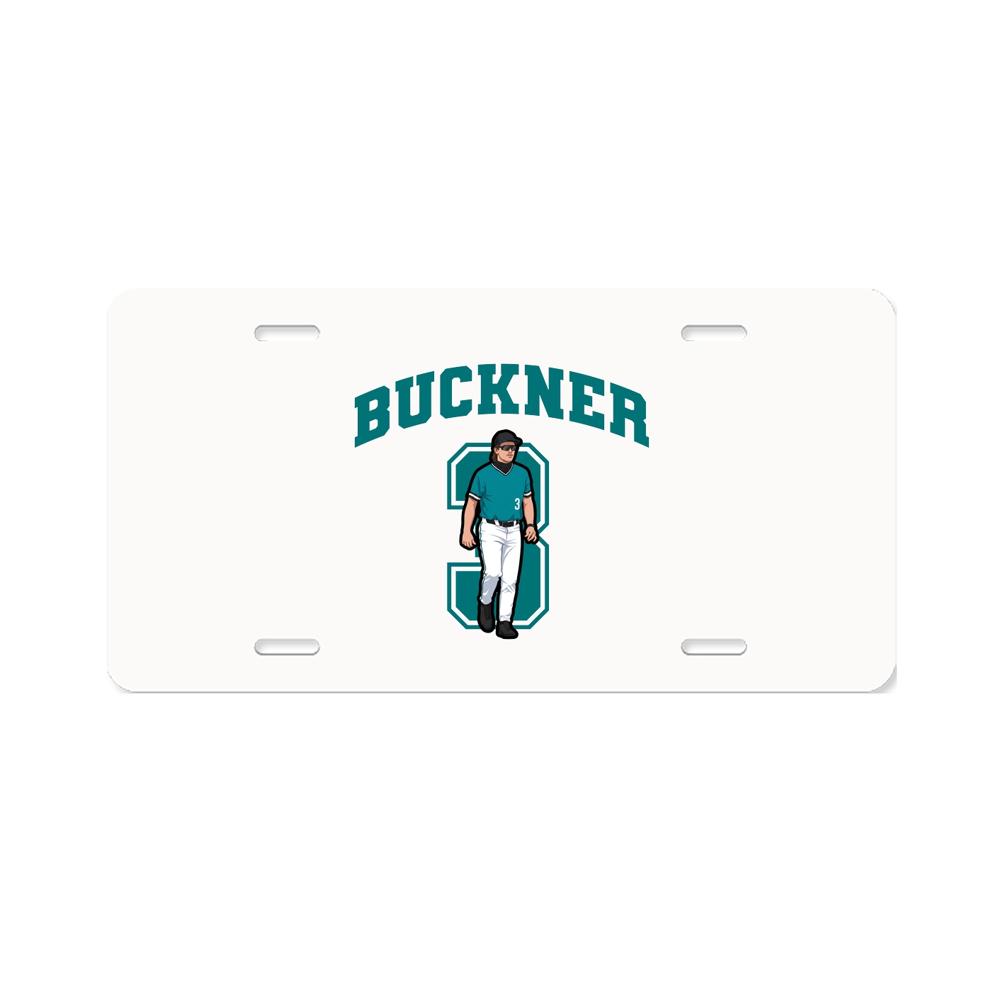 License Plate — Number in Classic