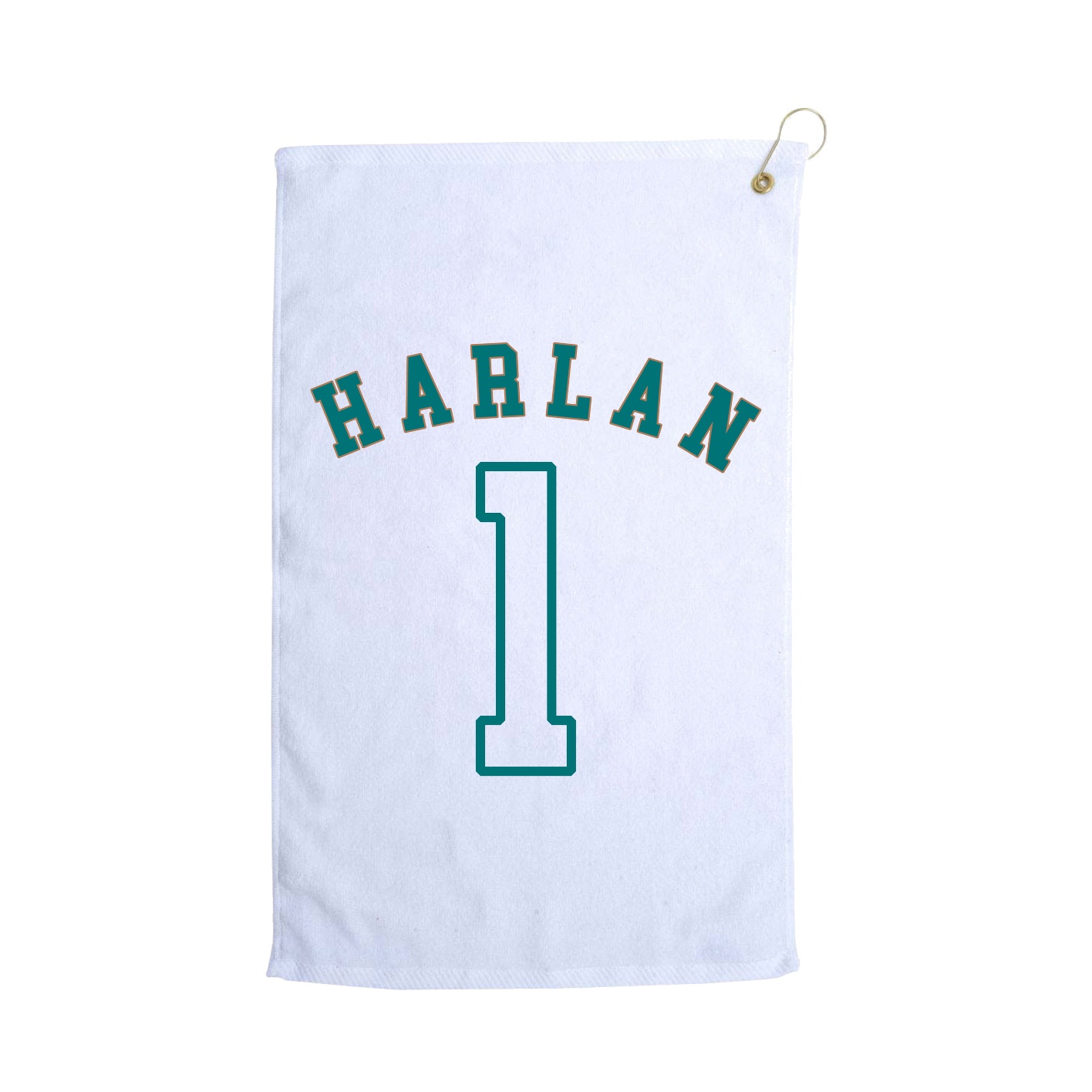 Golf Towel — Shirsey Arch in White
