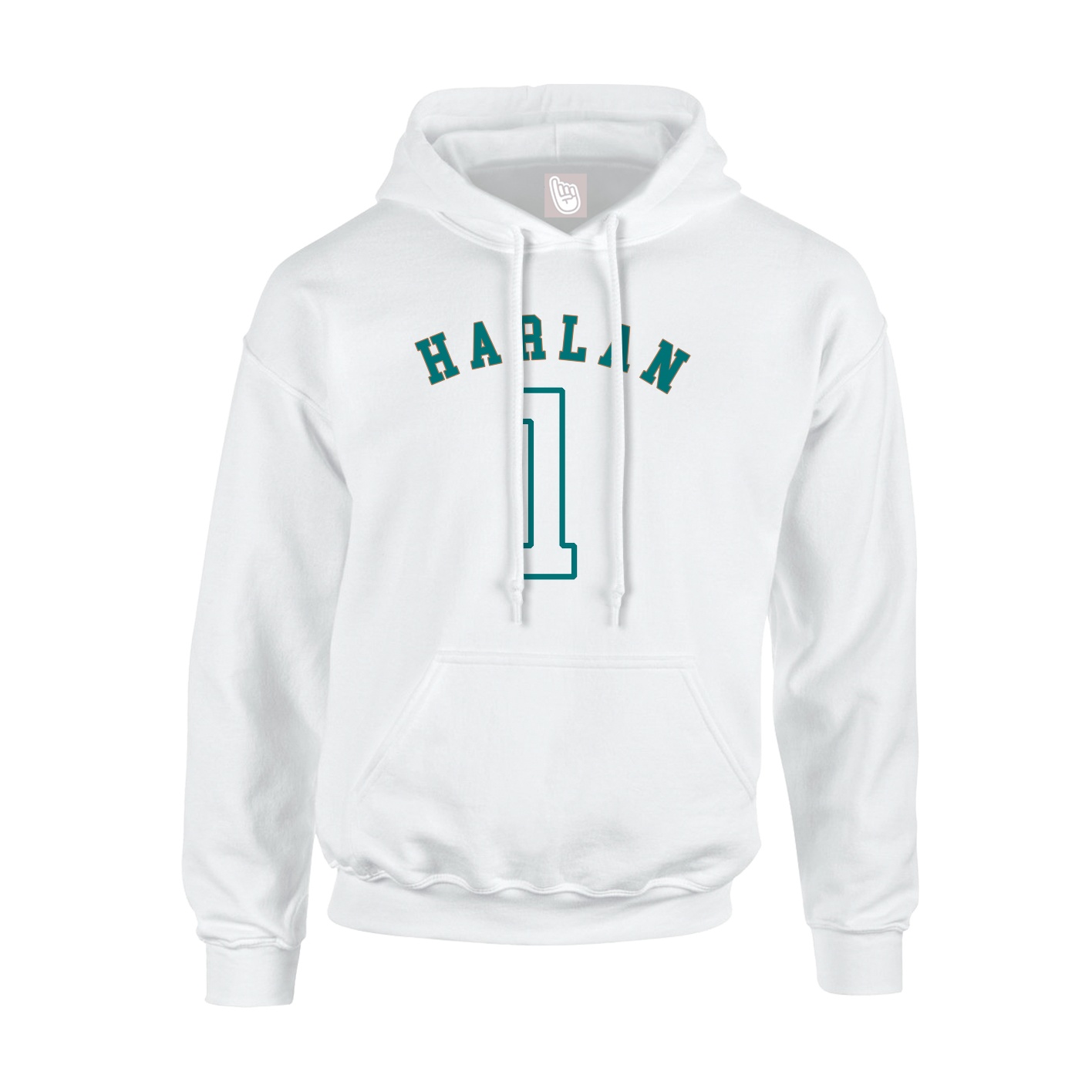 Hoodie — Shirsey Arch in White