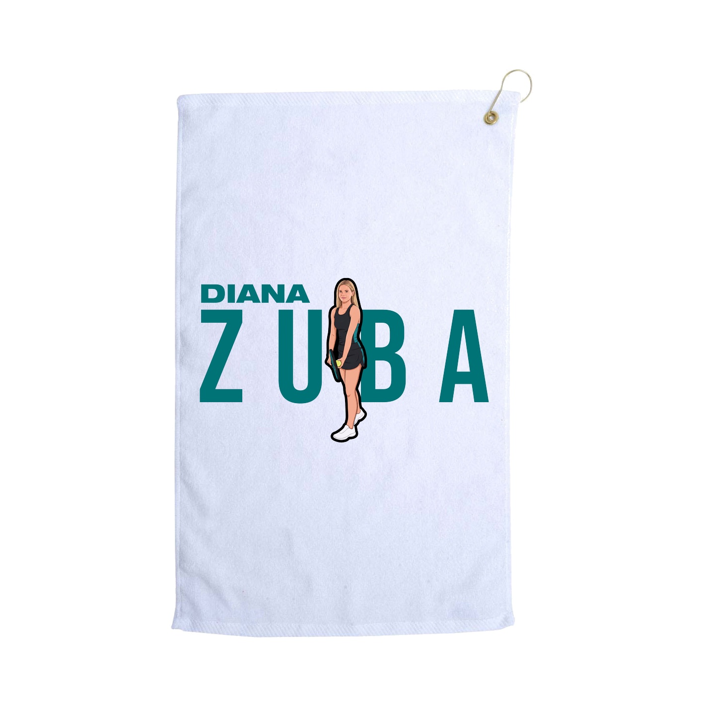 Golf Towel — Player Name in White
