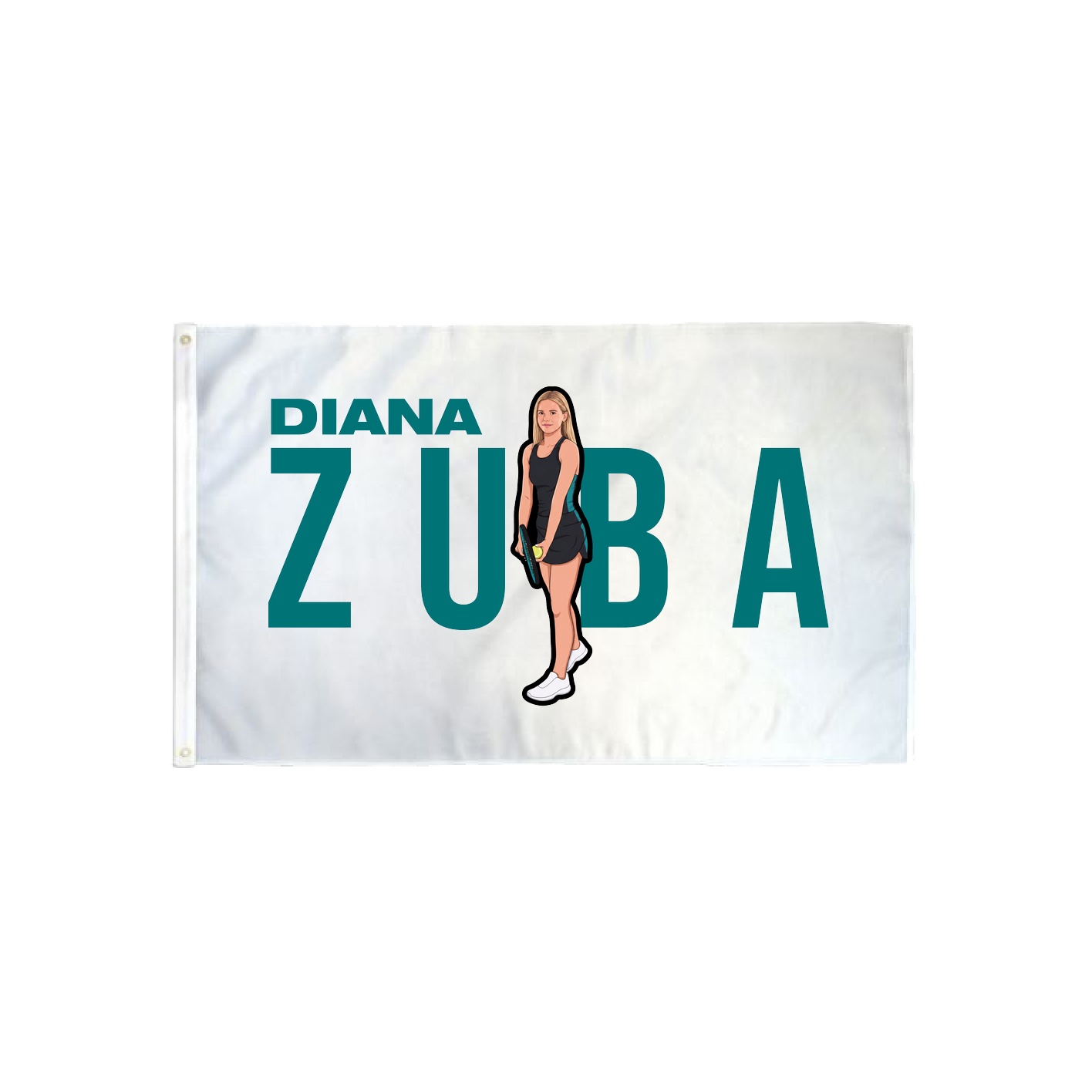 3x5 Flag — Player Name in Classic