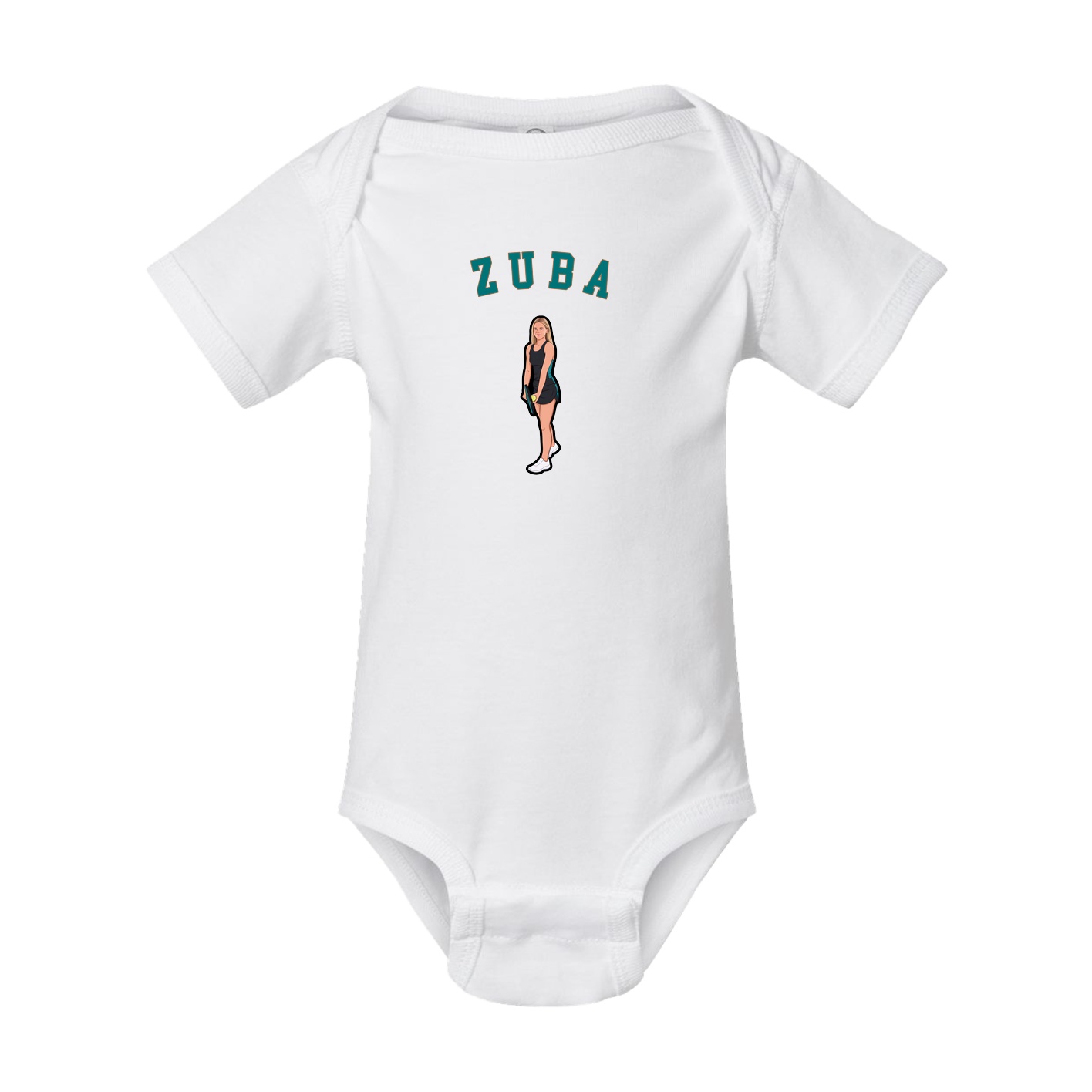 Baby Onesie — Shirsey Arch in White