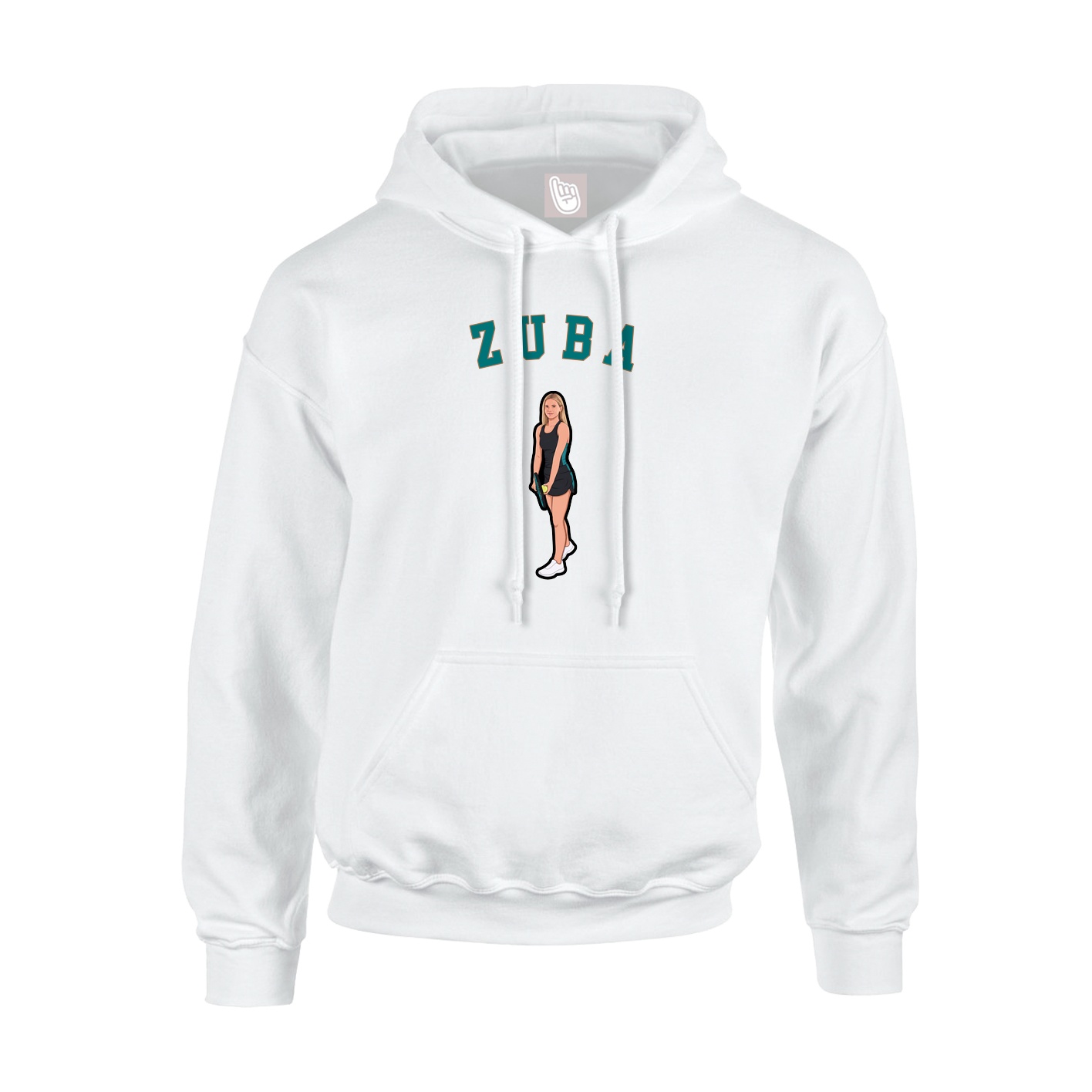 Hoodie — Shirsey Arch in White