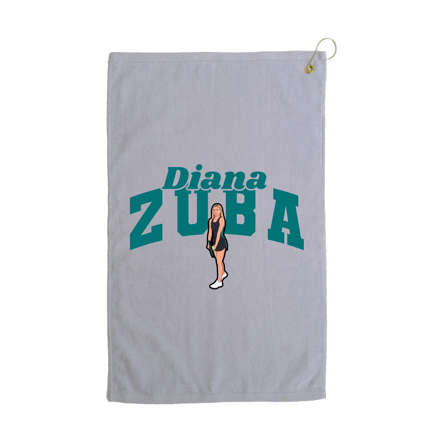 Golf Towel — Signature Arch in Grey