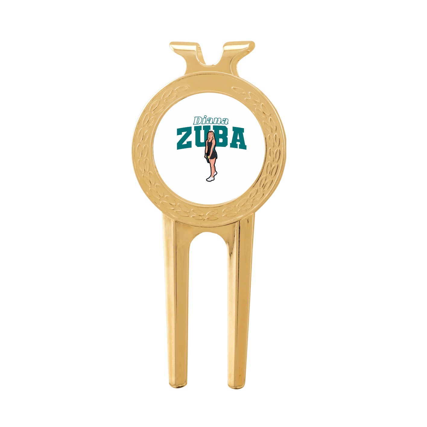 Divot Tool with Ball Marker — Name Arch in Classic