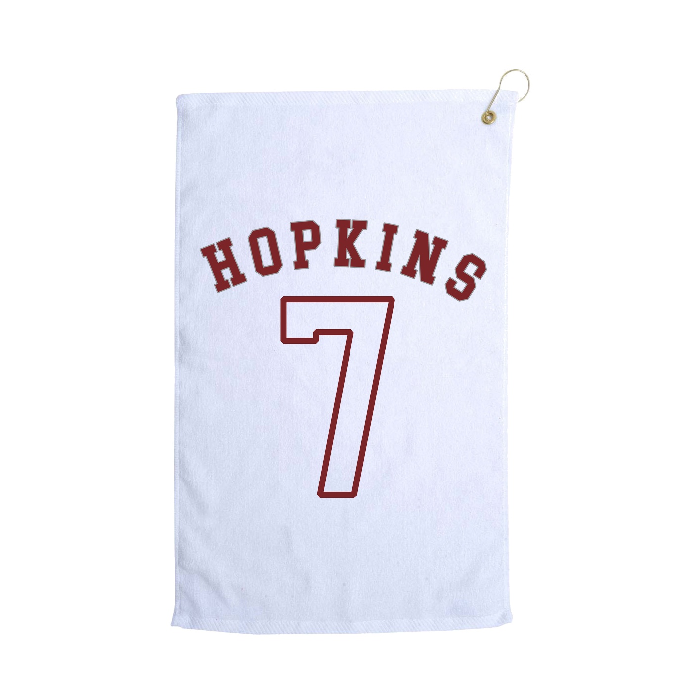 Golf Towel — Shirsey Arch in White