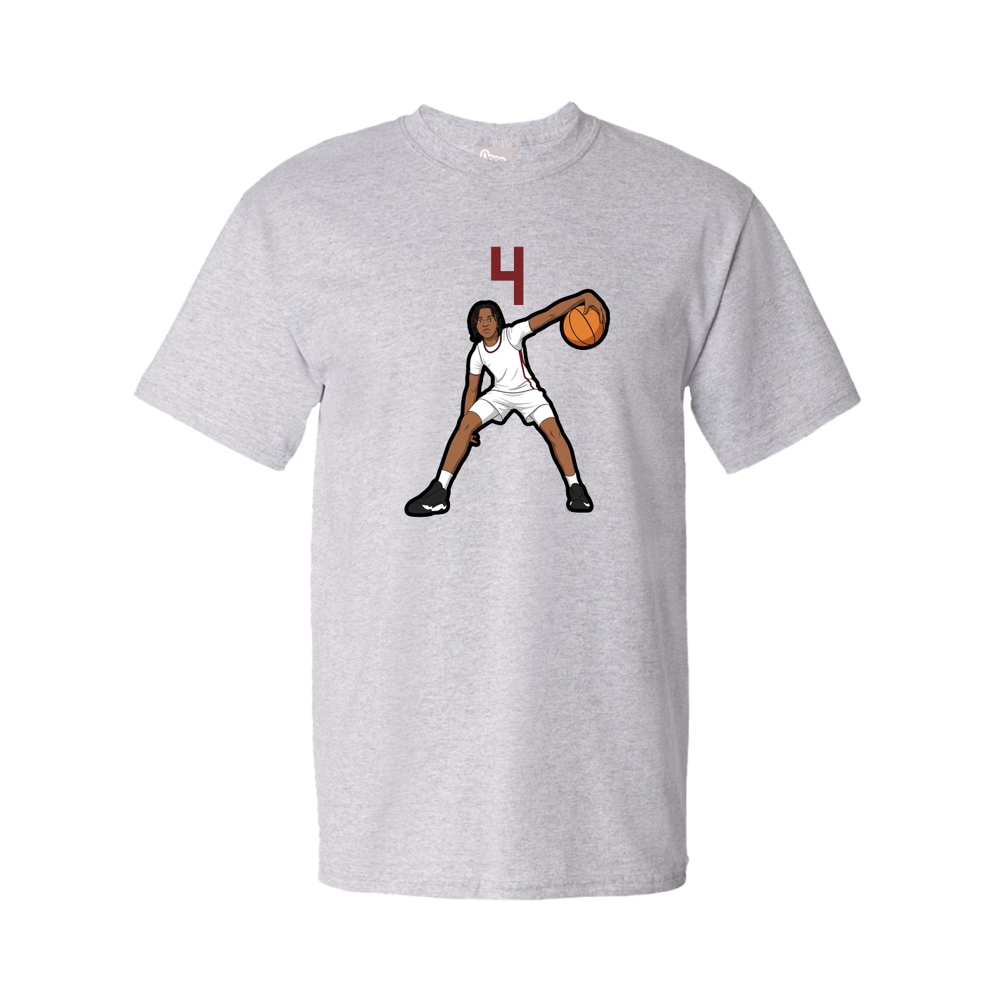 Tee — Number Top in Grey
