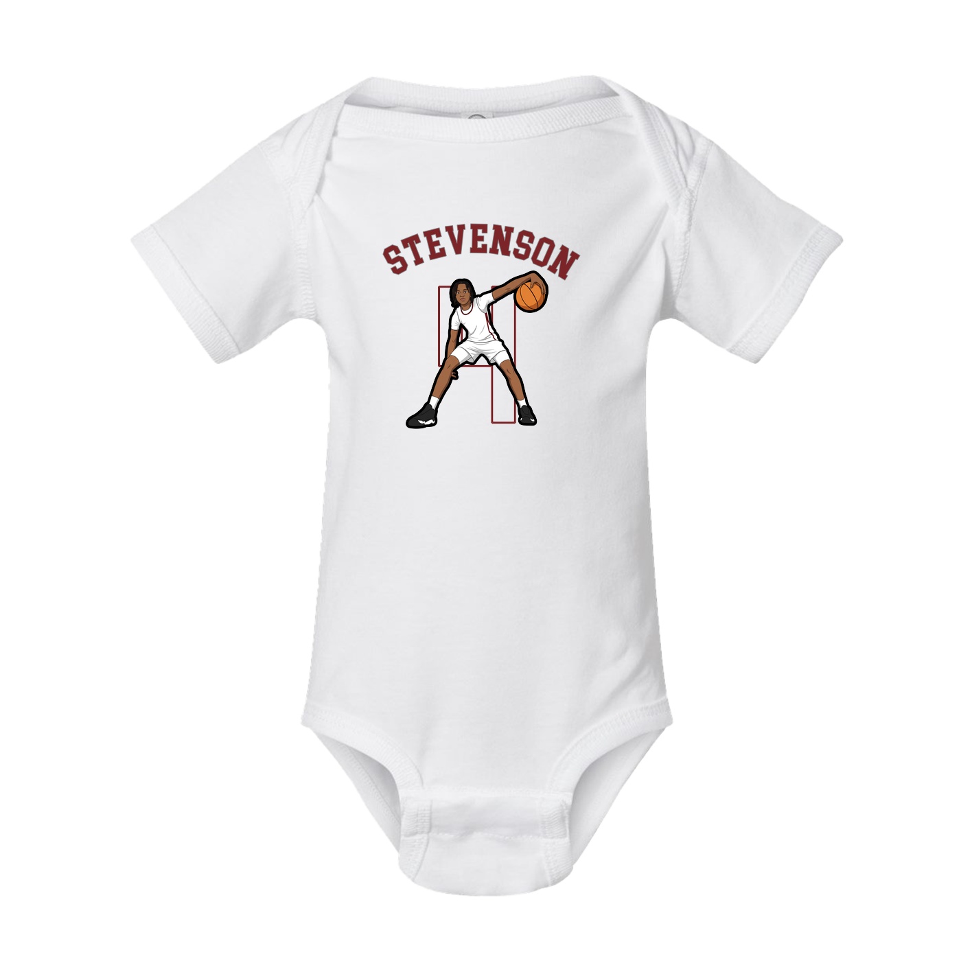Baby Onesie — Shirsey Arch in White