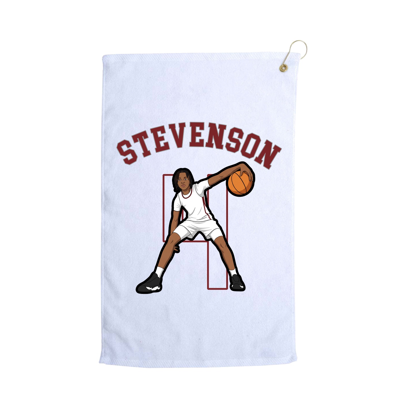Golf Towel — Shirsey Arch in White