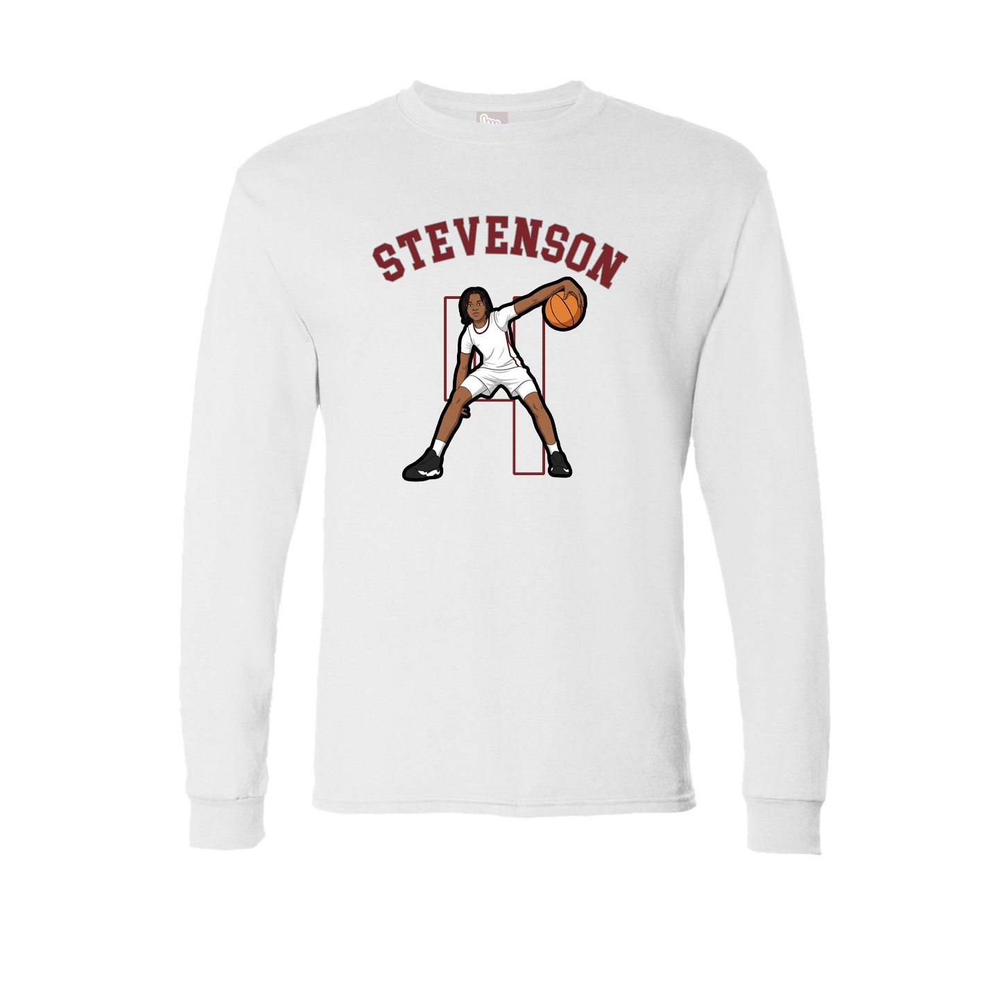 Long Sleeve Tee — Shirsey Arch in White
