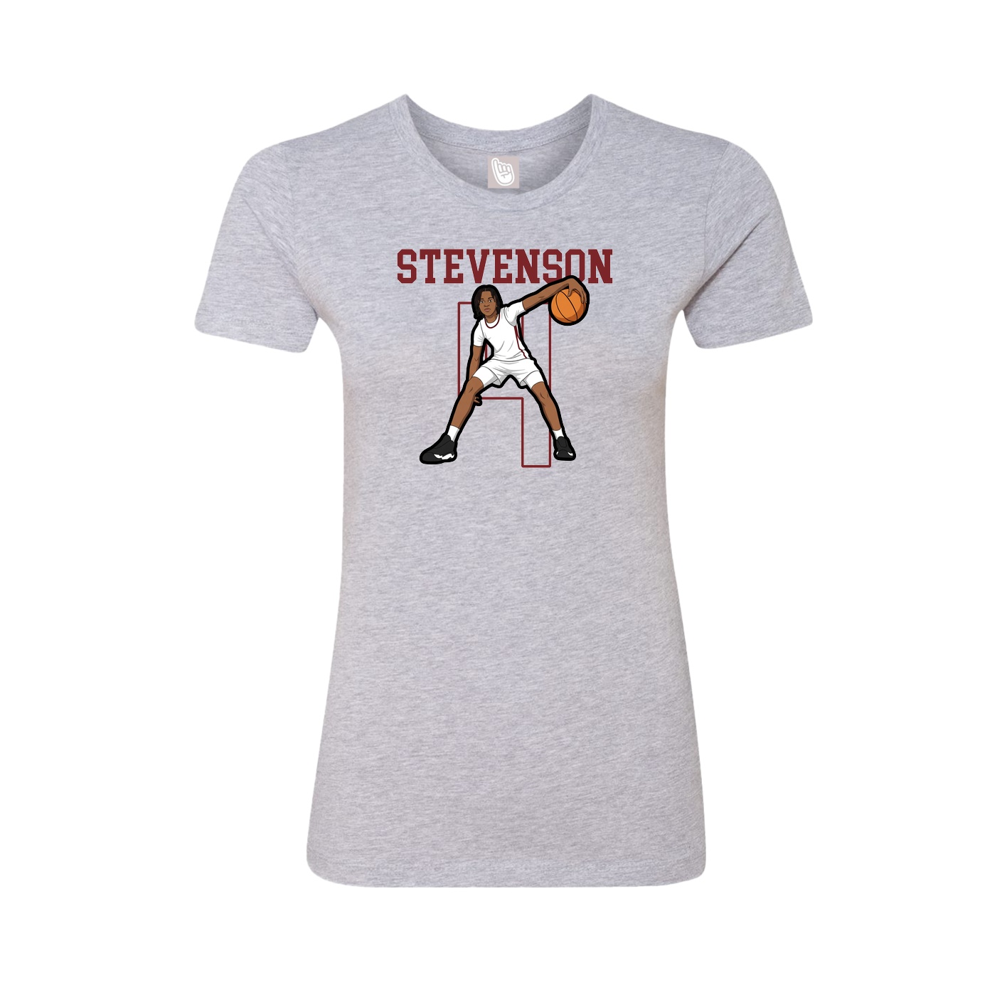 Fitted Women's Tee — Shirsey in Grey