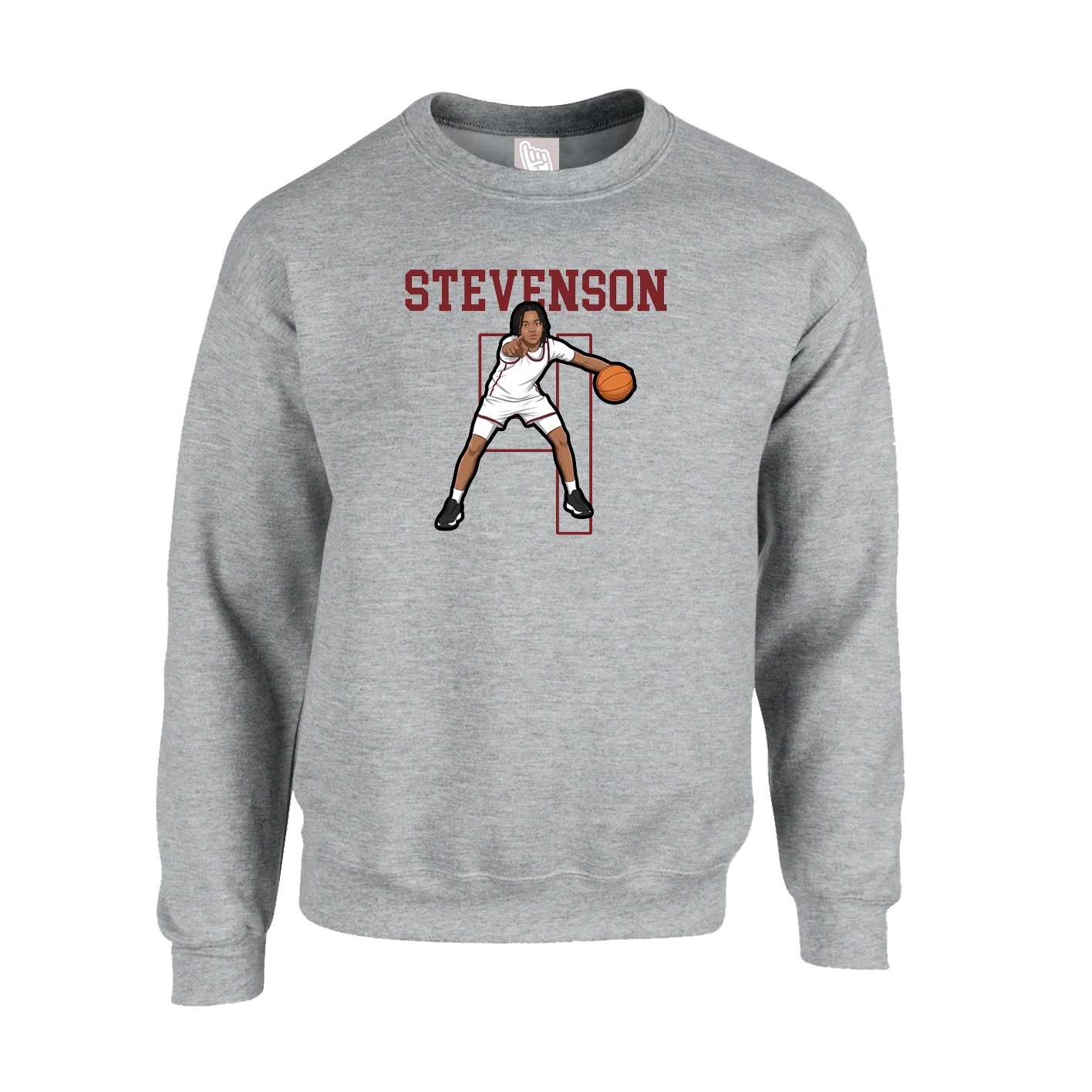 Fleece Crew — Shirsey in Grey
