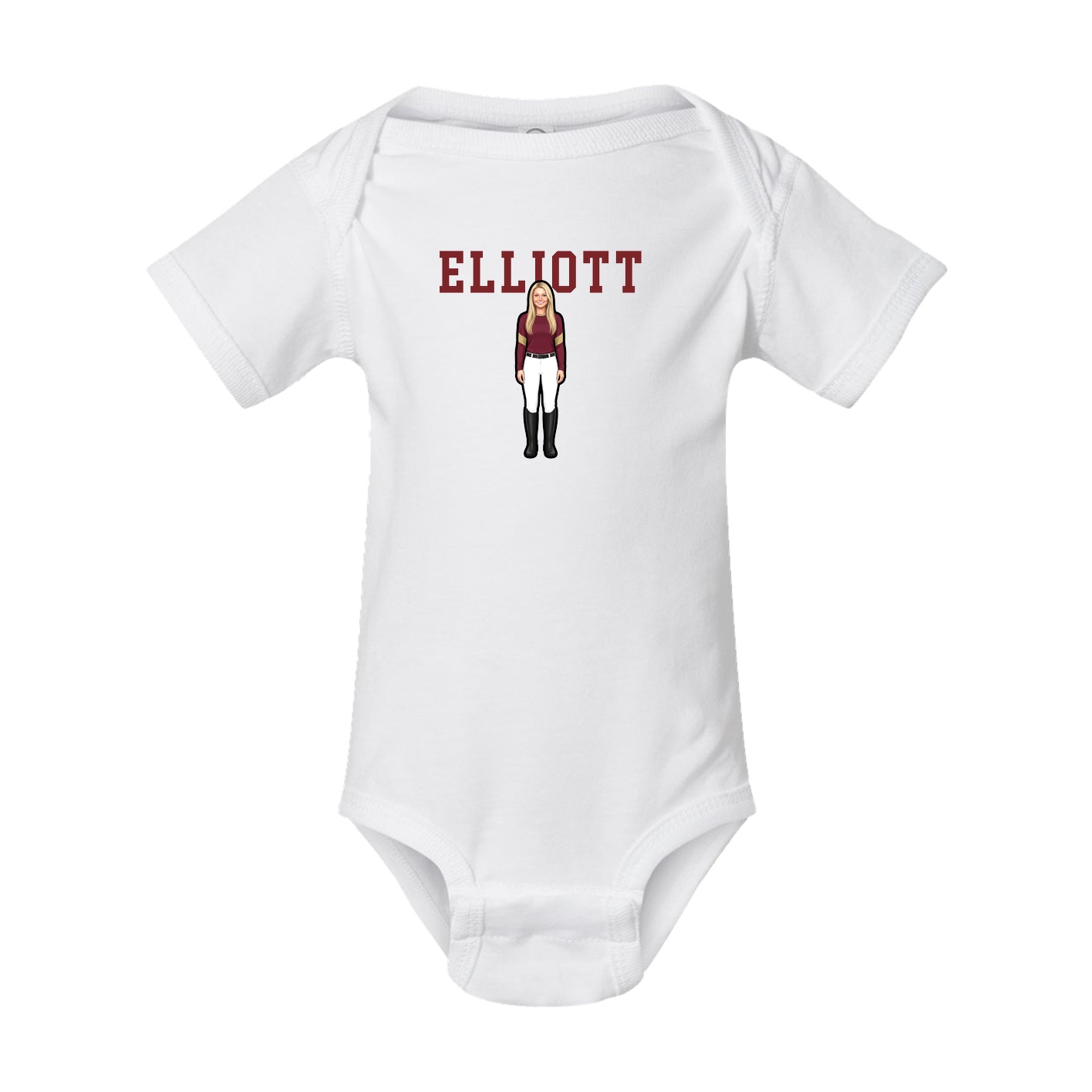 Baby Onesie — Shirsey in White