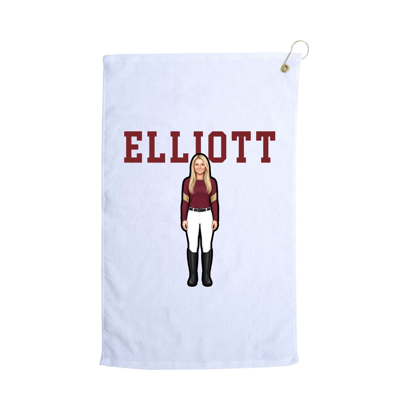 Golf Towel — Shirsey in White