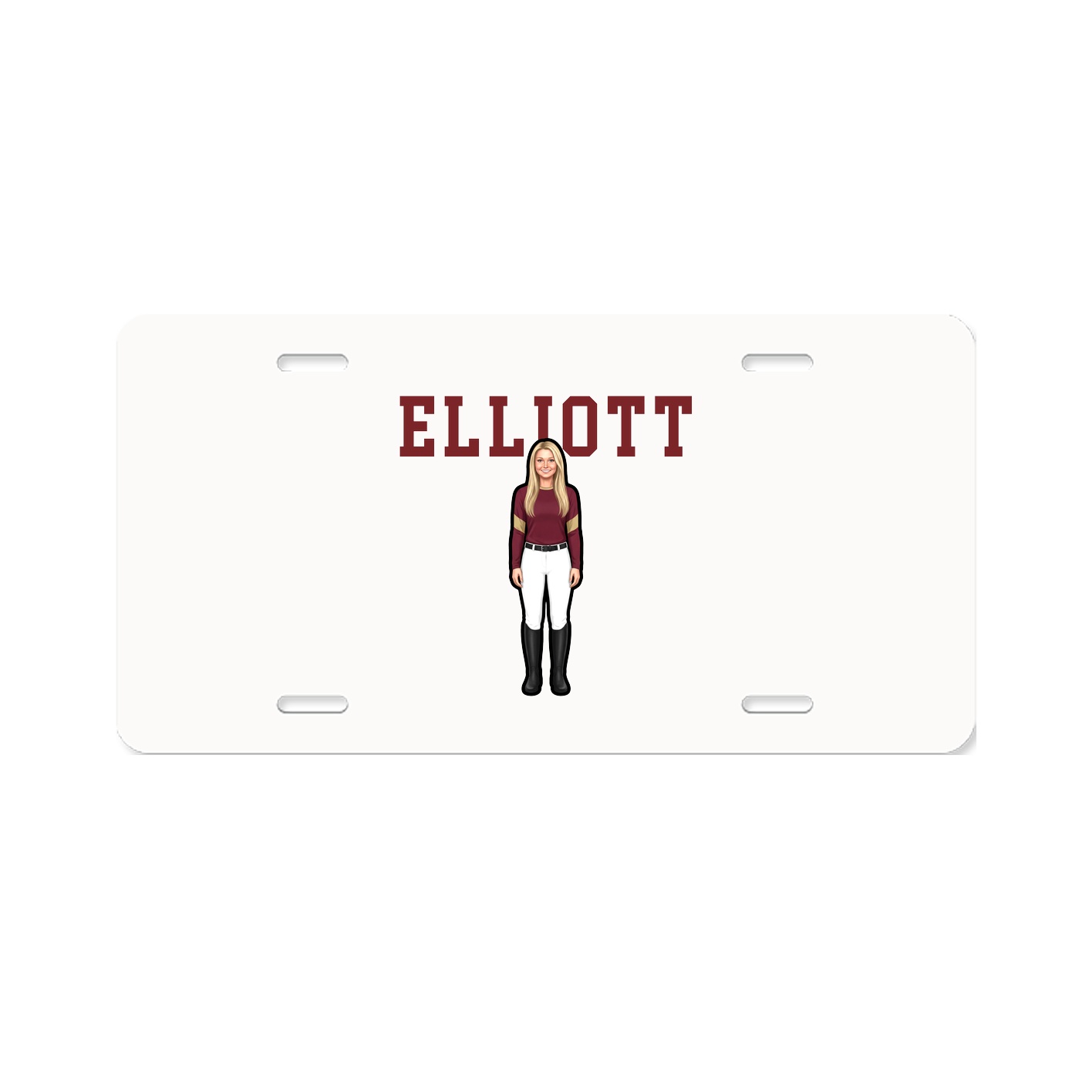 License Plate — Shirsey in Classic