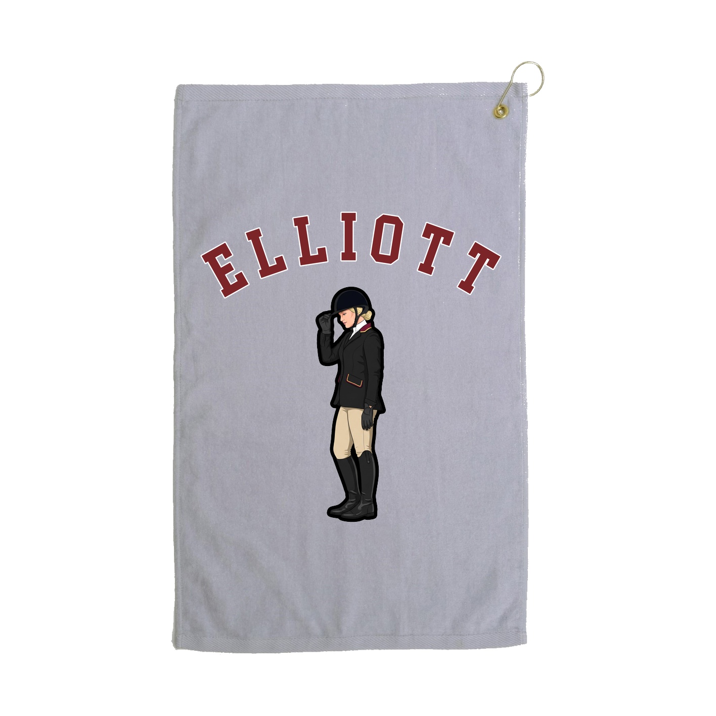 Golf Towel — Shirsey Arch in Grey