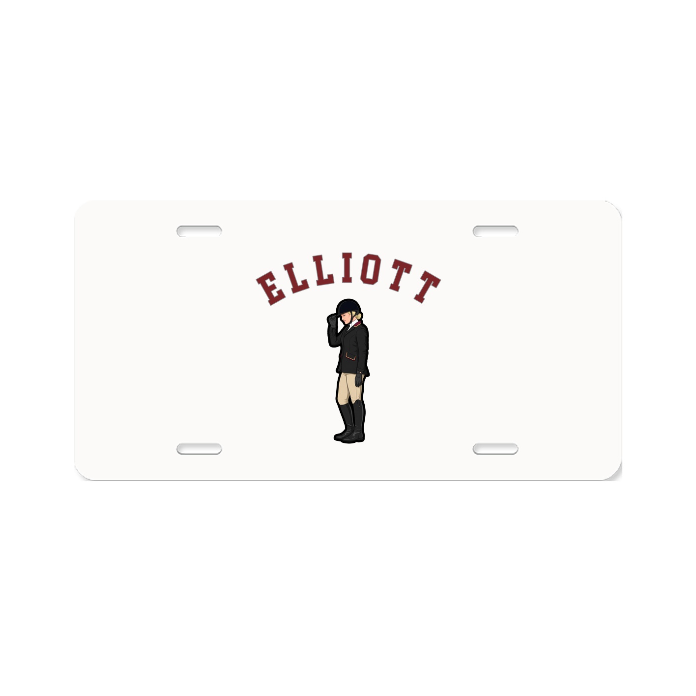 License Plate — Shirsey Arch in Classic