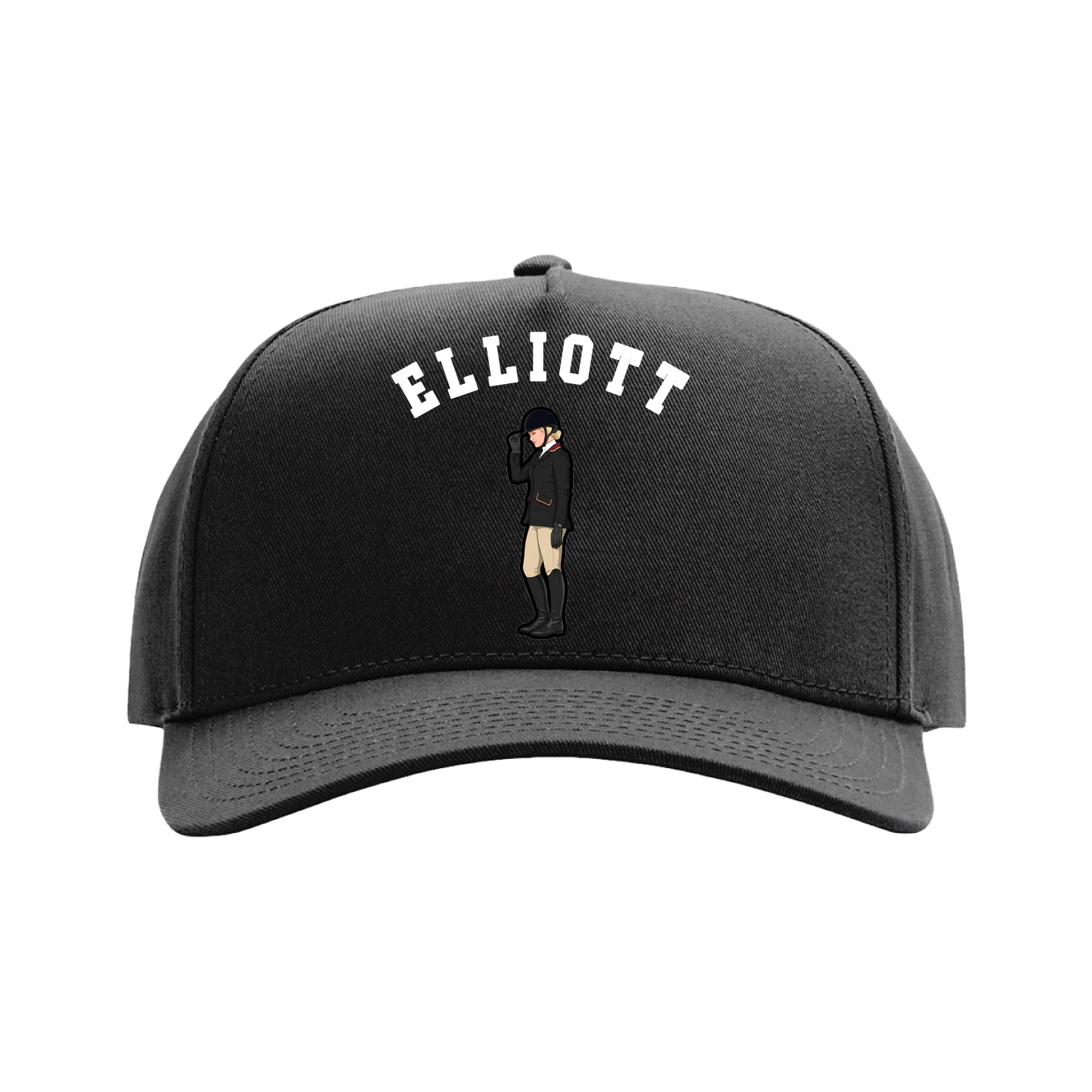 Full Fabric Five-Panel Champ Cap