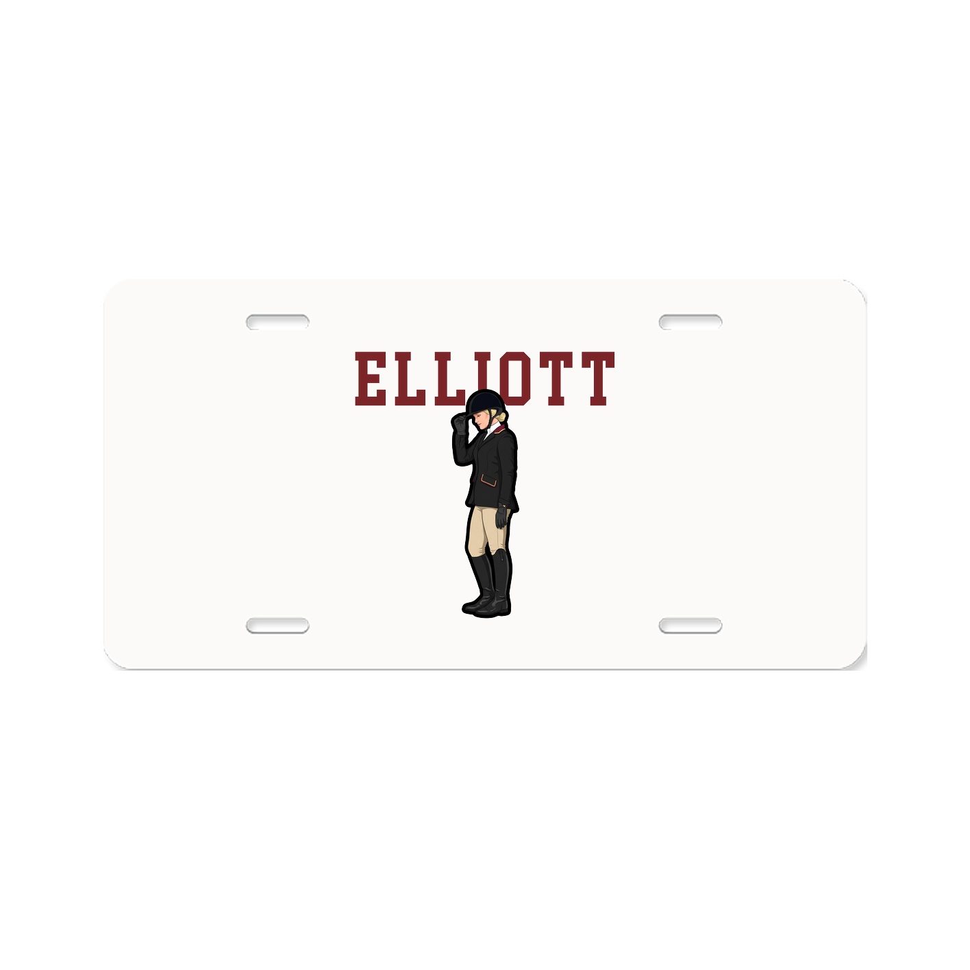 License Plate — Shirsey in Classic