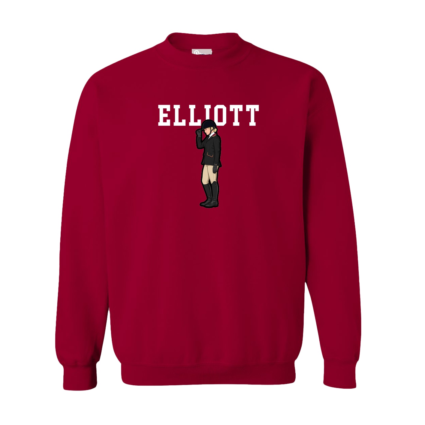Fleece Crew — Shirsey in Cardinal