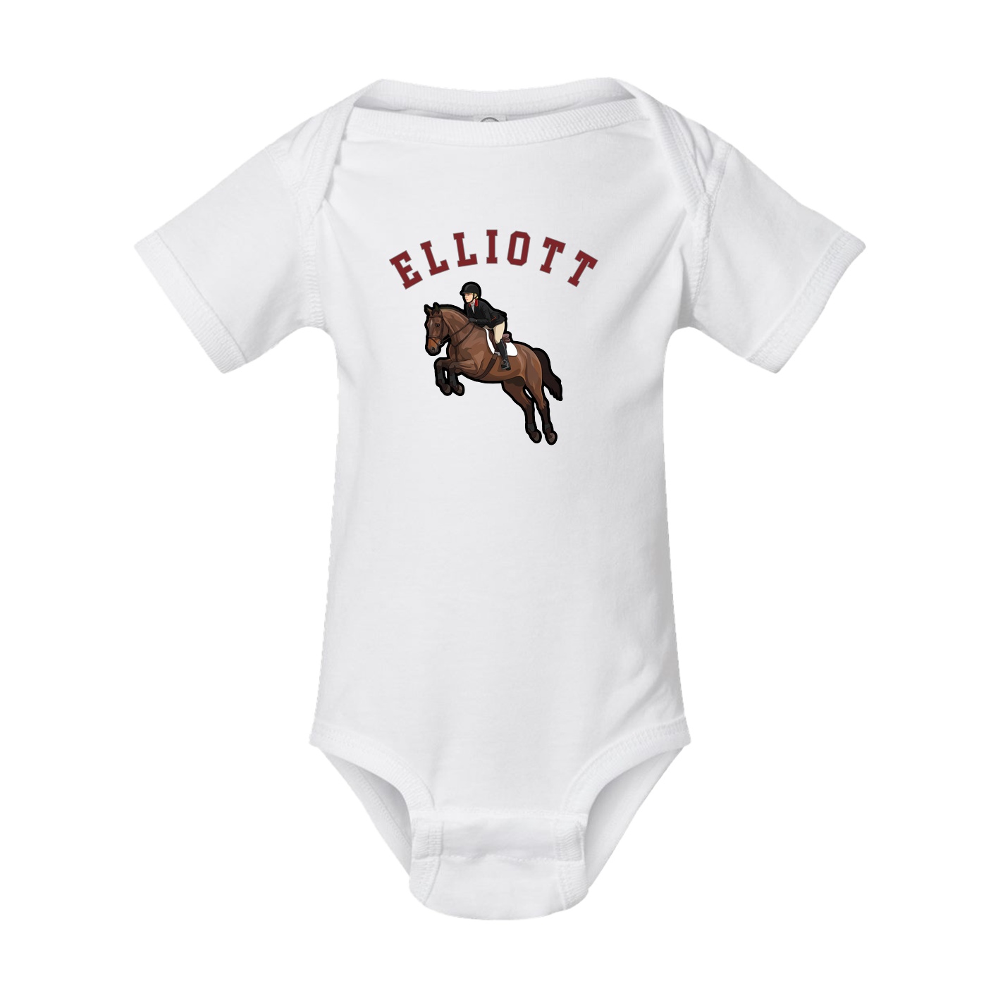 Baby Onesie — Shirsey Arch in White
