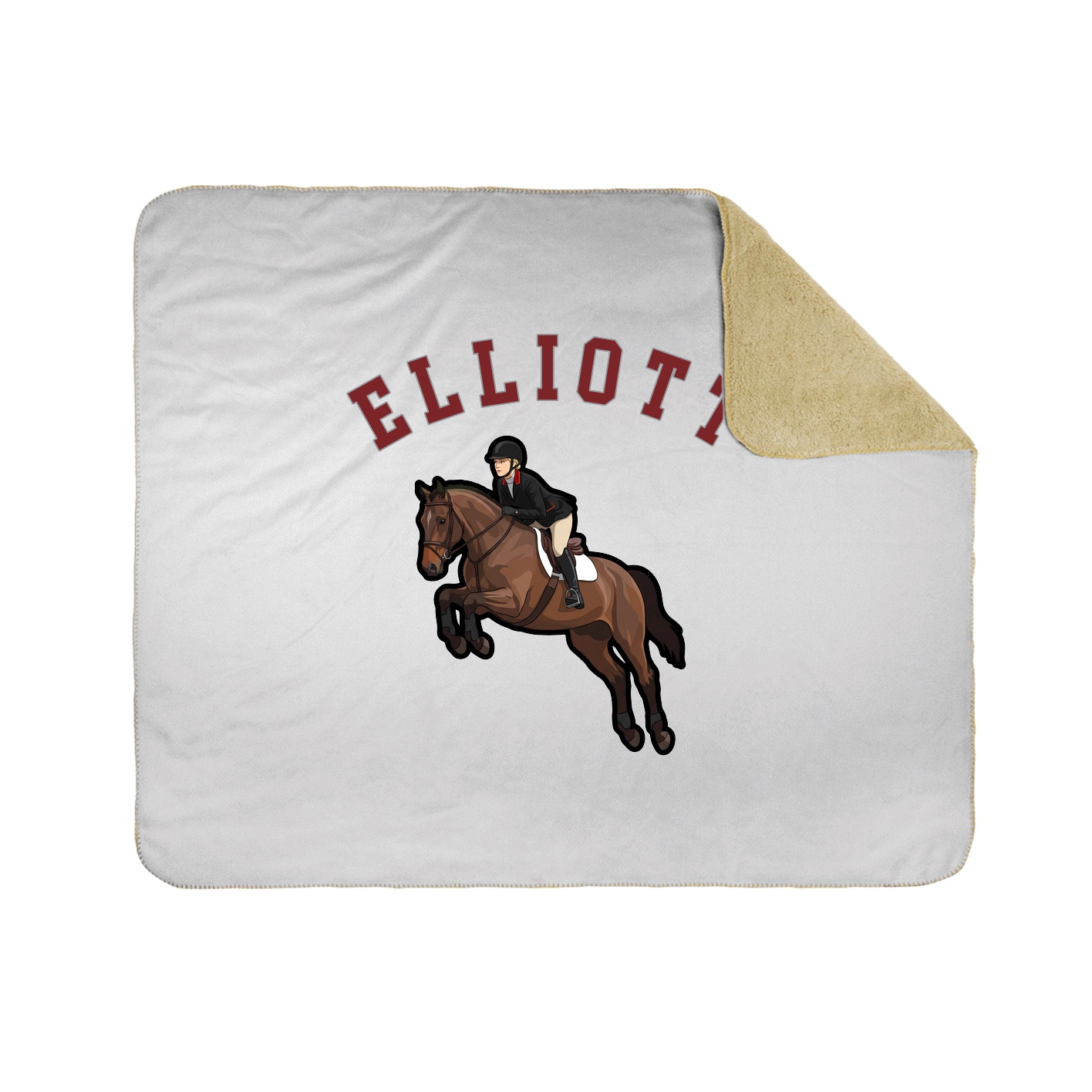 Throw Blanket — Shirsey Arch in White