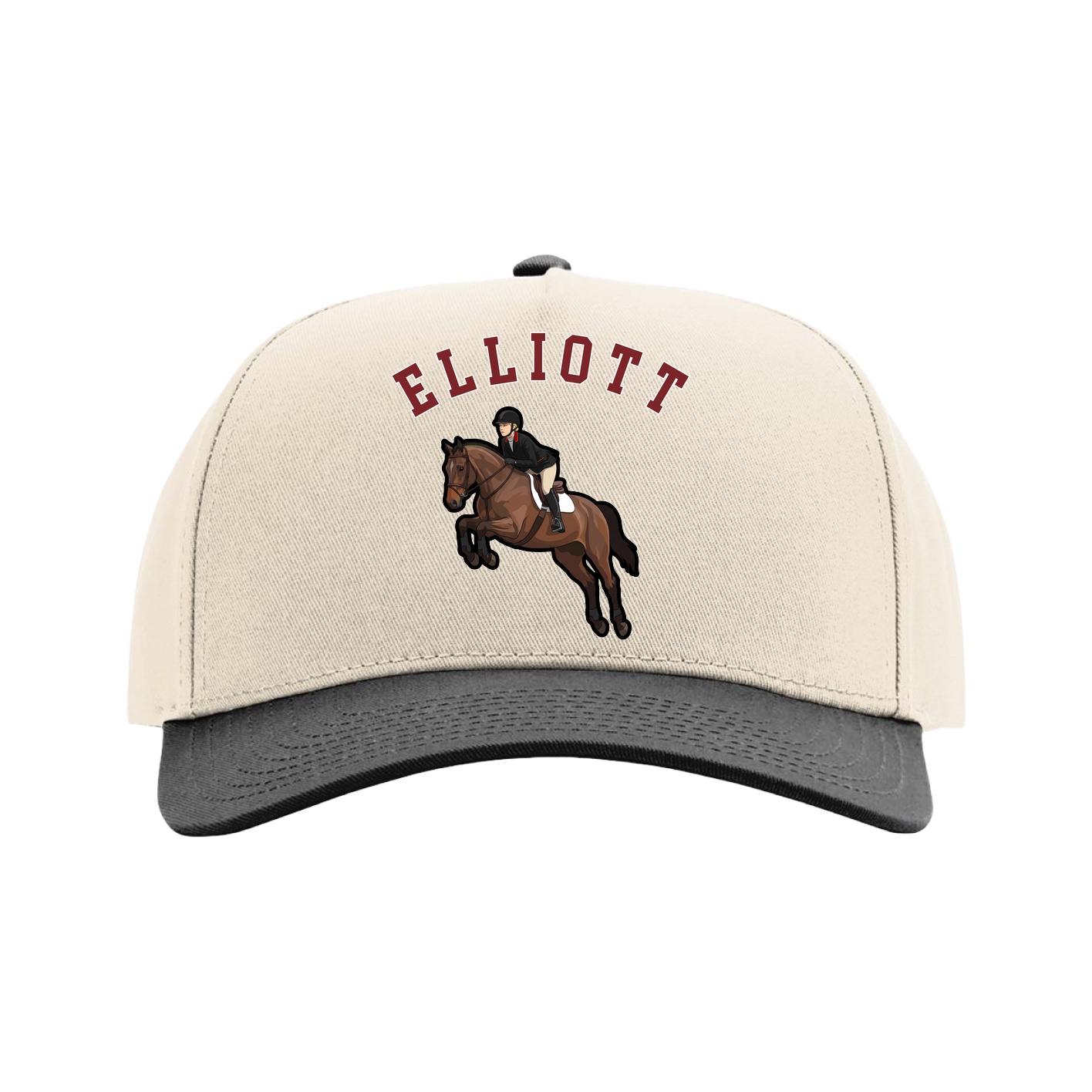 Full Fabric Five-Panel Champ Cap