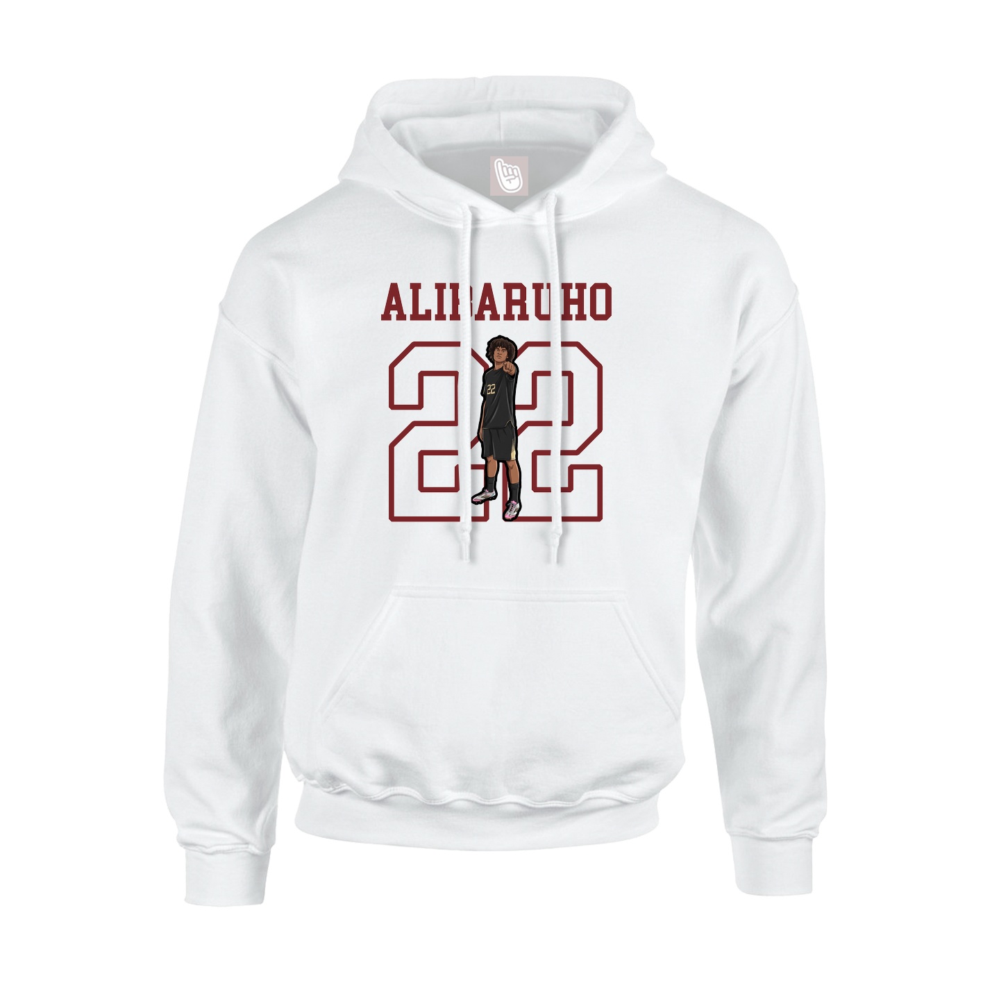 Hoodie — Shirsey in White