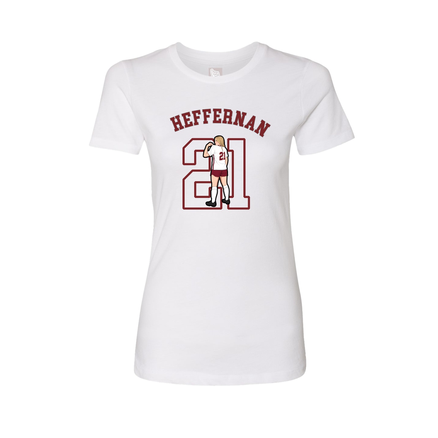 Womens Tee — Shirsey Arch in White