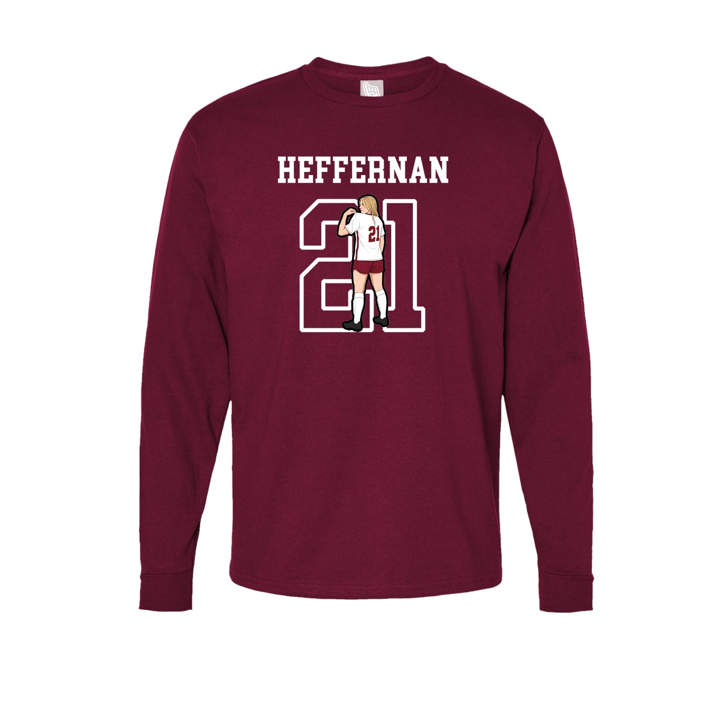 Long Sleeve Tee — Shirsey in Cardinal